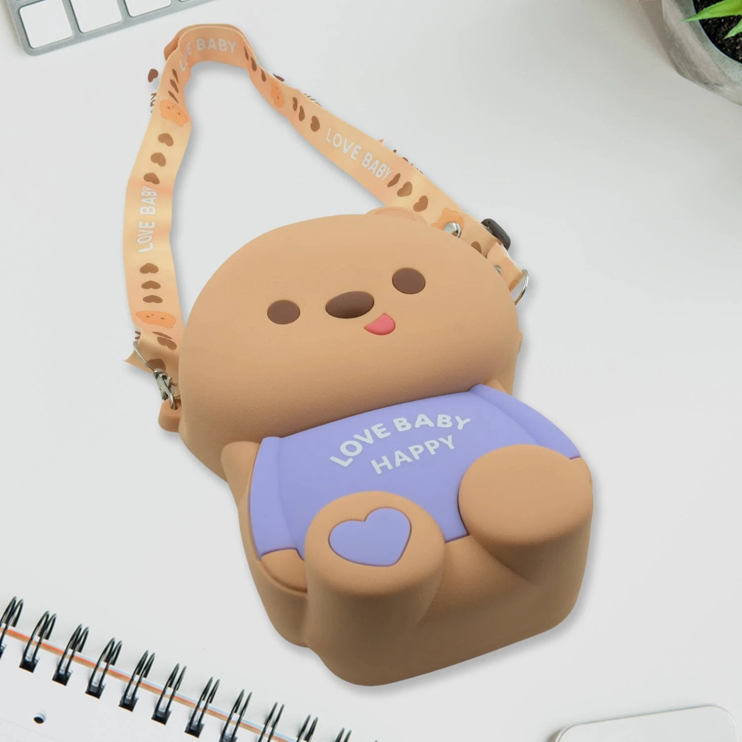 1216 Cute Cartoon Girls Backpack Shoulder Bag Purse Portable Mini Silicone Handbag Girls Childrens Bagpurse For For Girls Women Gift Girls Bag Accessories (1 Pc) by Wukusy