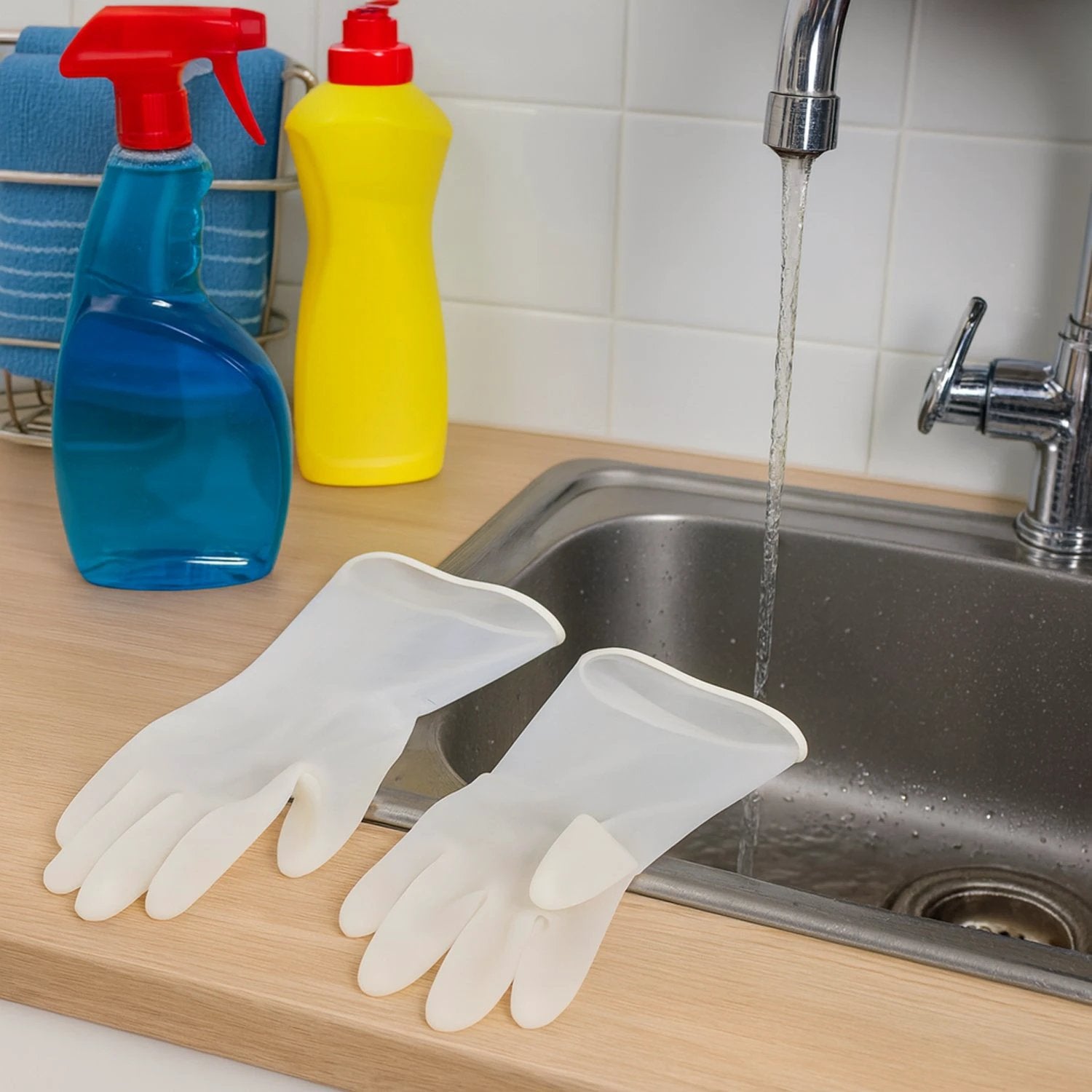 Kids Household Dishwashing  Cleaning Gloves - (2 Pc  Set) - 69kart
