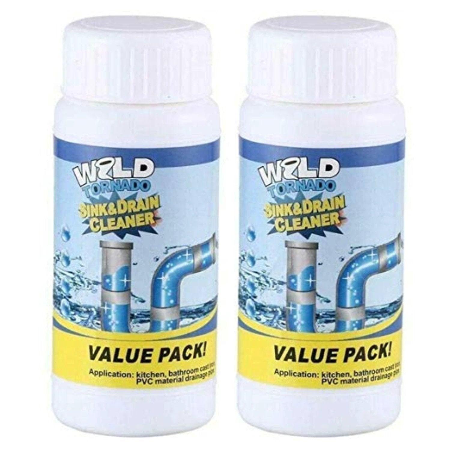7934 Powerful Sink And Drain Cleaner Portable Powder Cleaning Tool Super Clog Remover Chemical Powder Agent For Kitchen Toilet Pipe Dredging (110 Gm) by Wukusy
