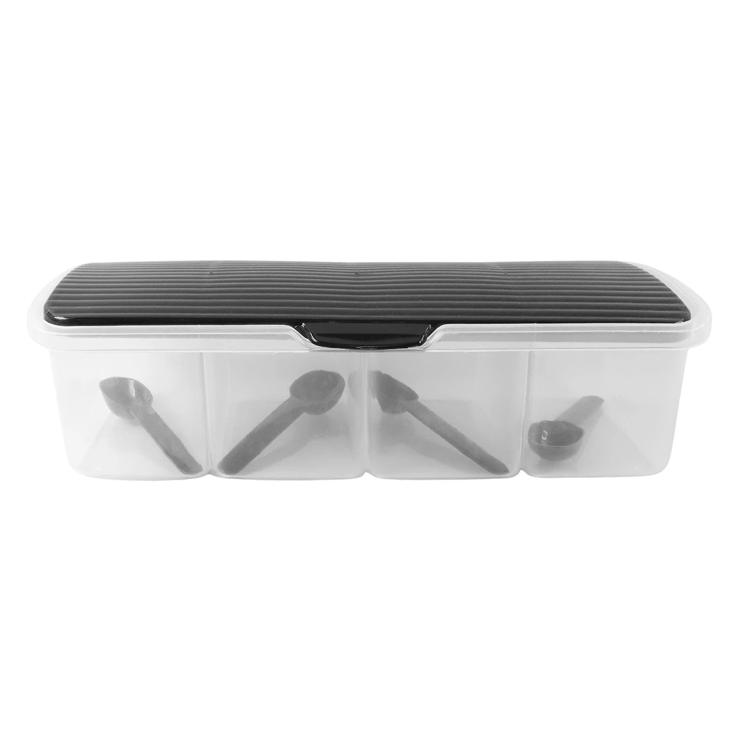 Kitchen Multipurpose Air-tight 4 Sections Storage Containers  Masala Box (1 Set) - 69KART