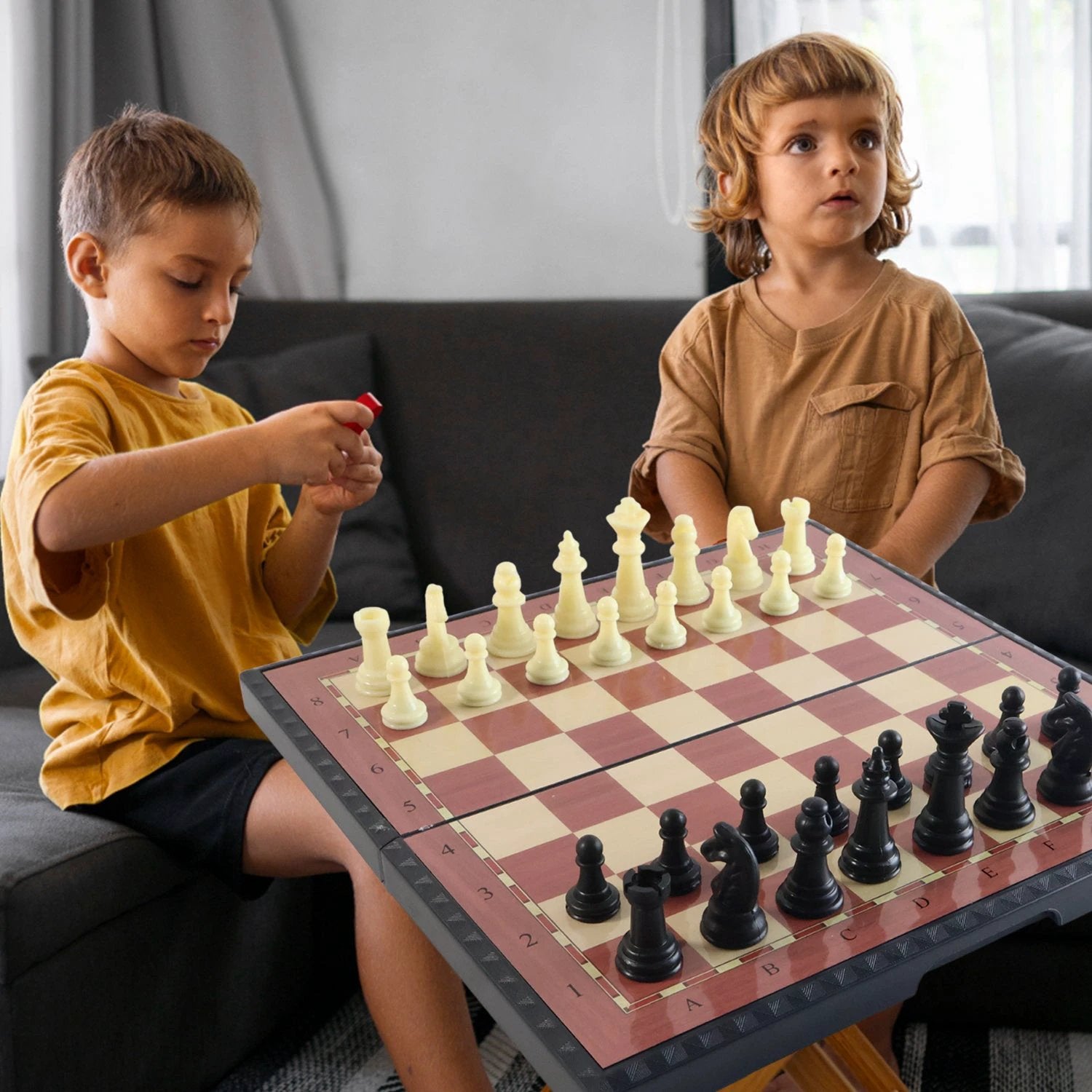 Foldable Magnetic Chess Board Game Set (24 X 24 Cm) - 69kart