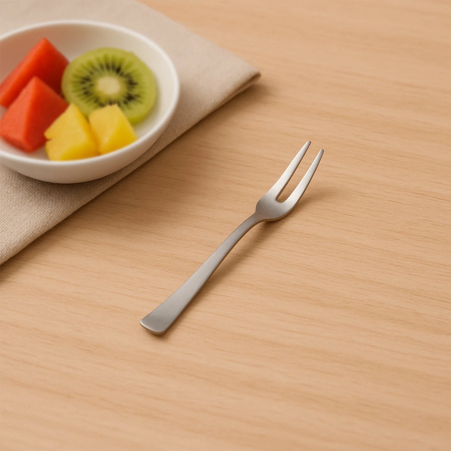 Apex 6 In 1 Stainless Steel Fruit Fork (1 Set) by Wukusy
