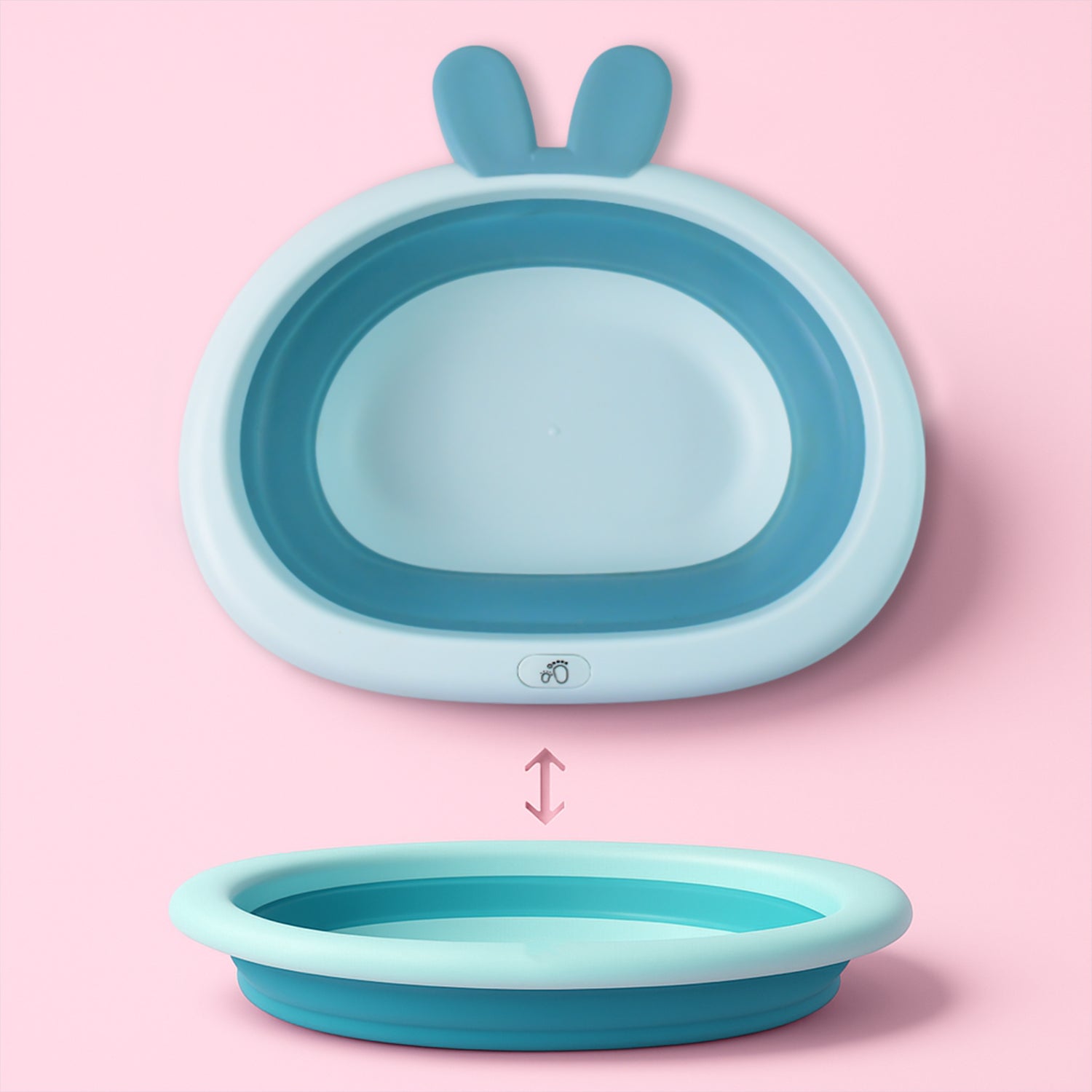 Foldable Multipurpose Collapsible Basin Bunny Ear Handle