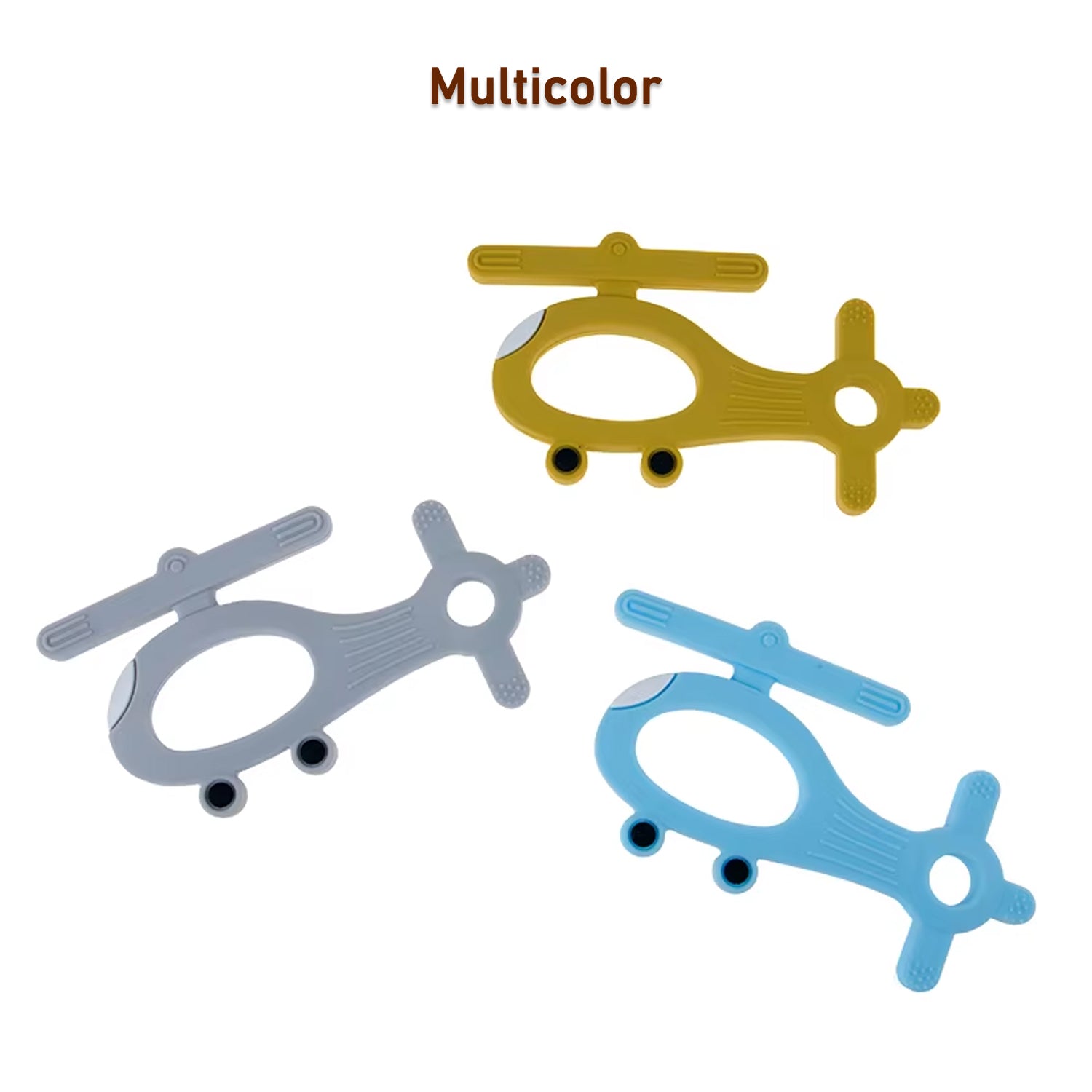 Silicone Helicopter Shape Teether For Baby