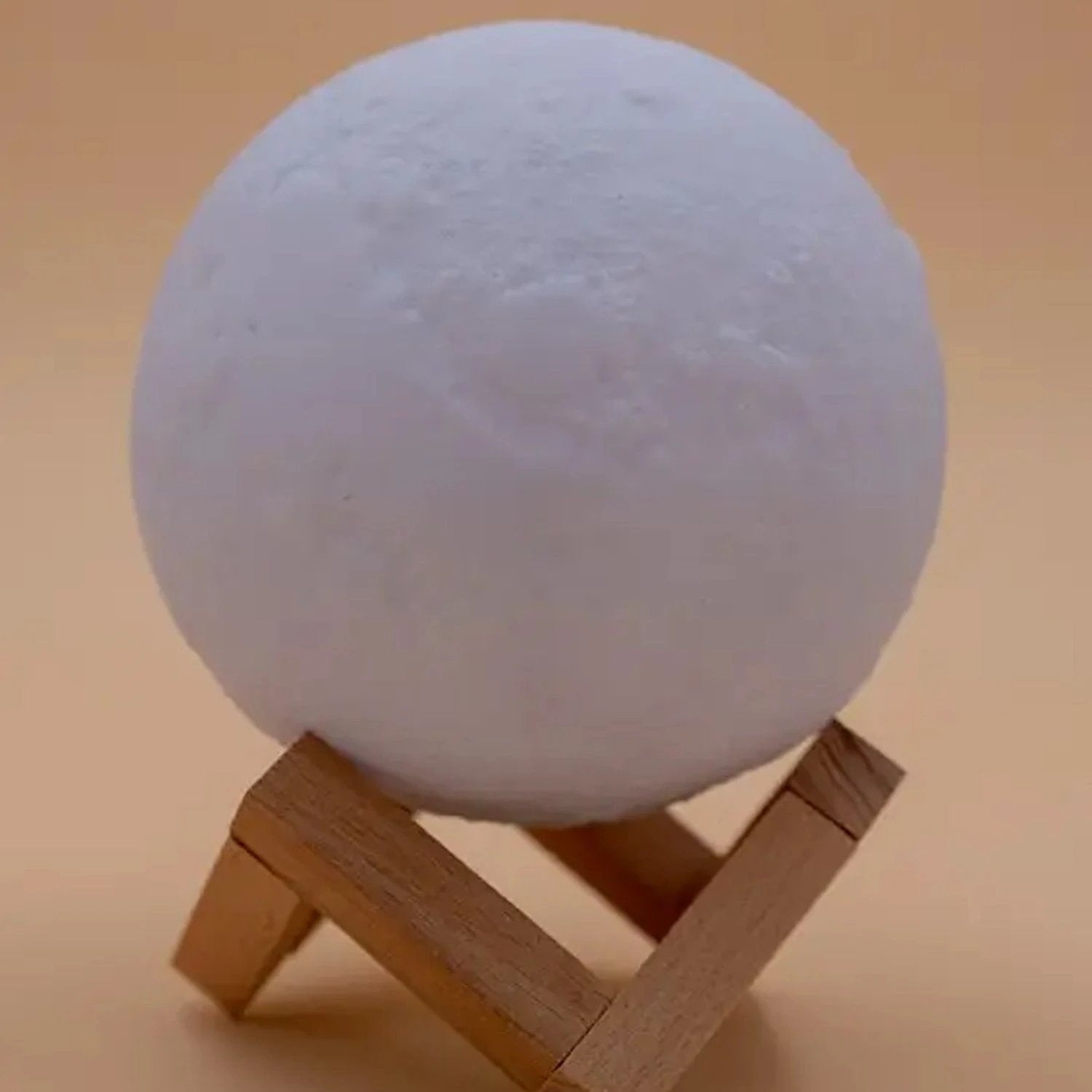 3d 2 In 1 Led Printed Moon Lamp Aroma Diffuser (1 Pc) by Wukusy