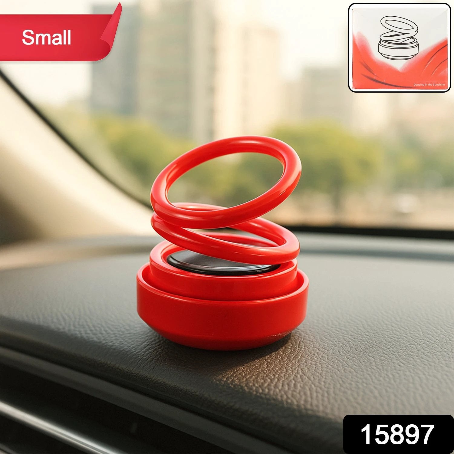 Small Solar Car Aroma Air Freshener (1 Pc) - 69KART