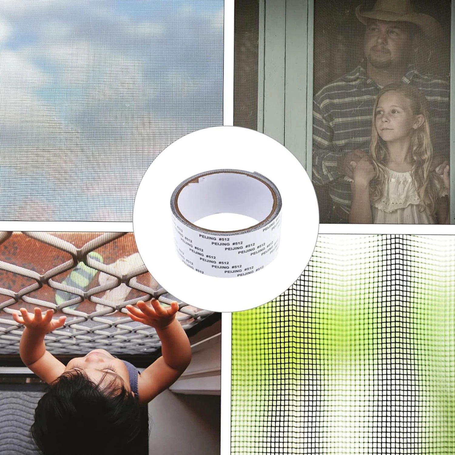 Self-adhesive Mosquito Net Repair Tape 2m X 5cm Roll 1 Pc by Wukusy