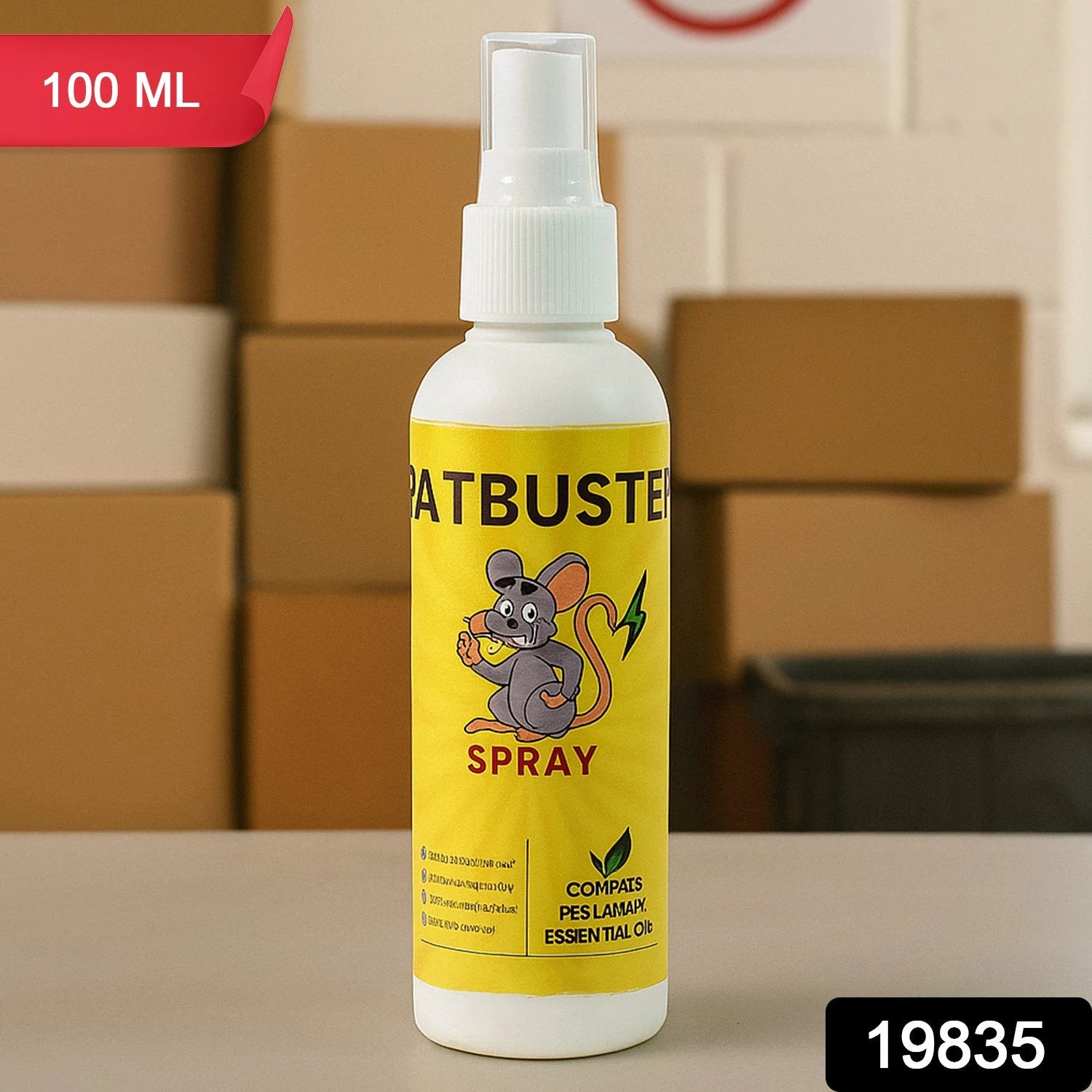 Rat Repellent Spray 100ml (1 Pc) by Wukusy