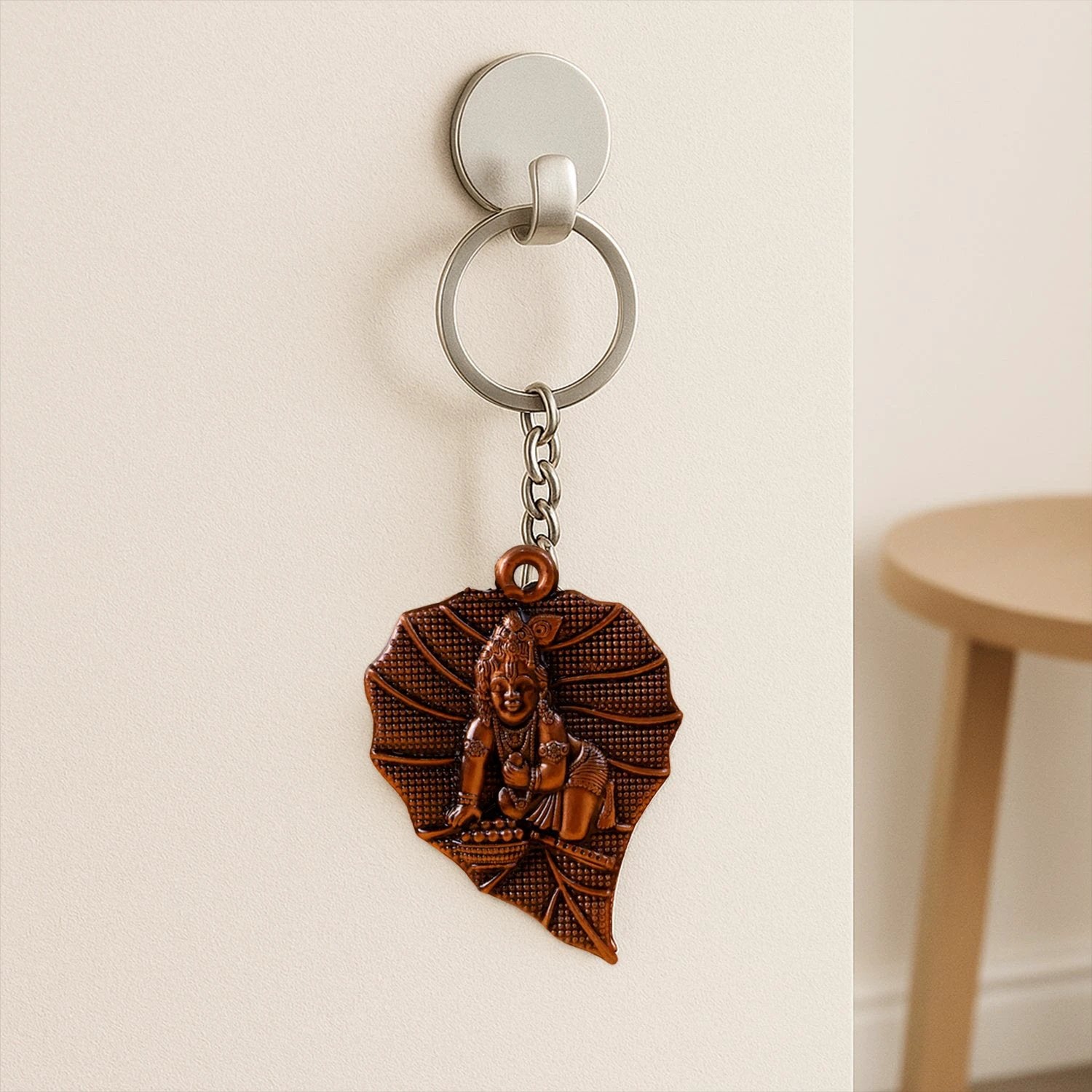 Premium Antique-Finish Metal Keychain by Wukusy