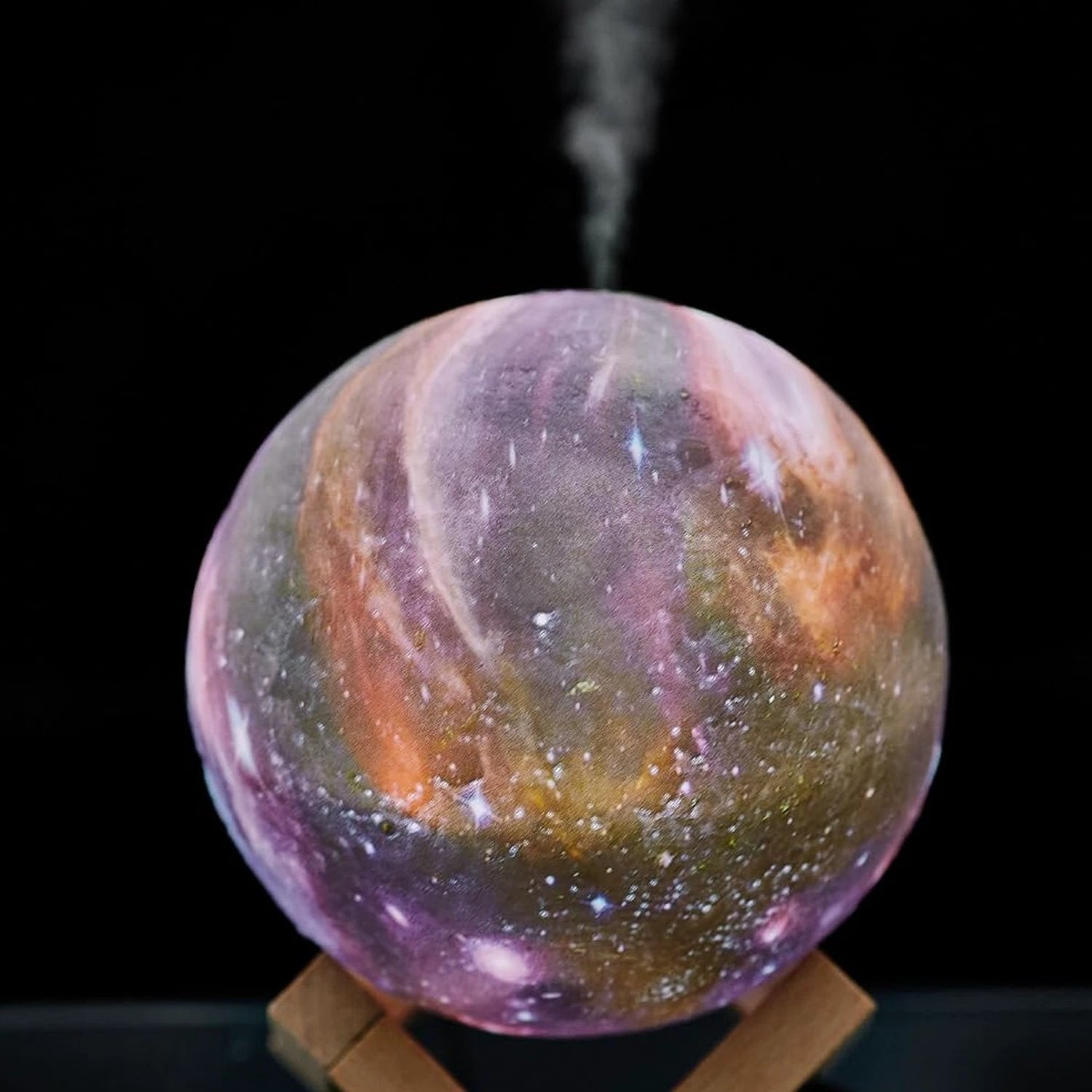 3d 2 In 1 Led Printed Moon Lamp Aroma Diffuser (1 Pc) by Wukusy