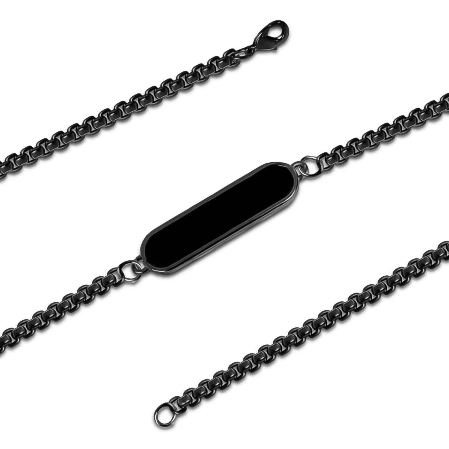 Black Bracelet Rakhi Gift Bracelet (1 Pc) - 69KART