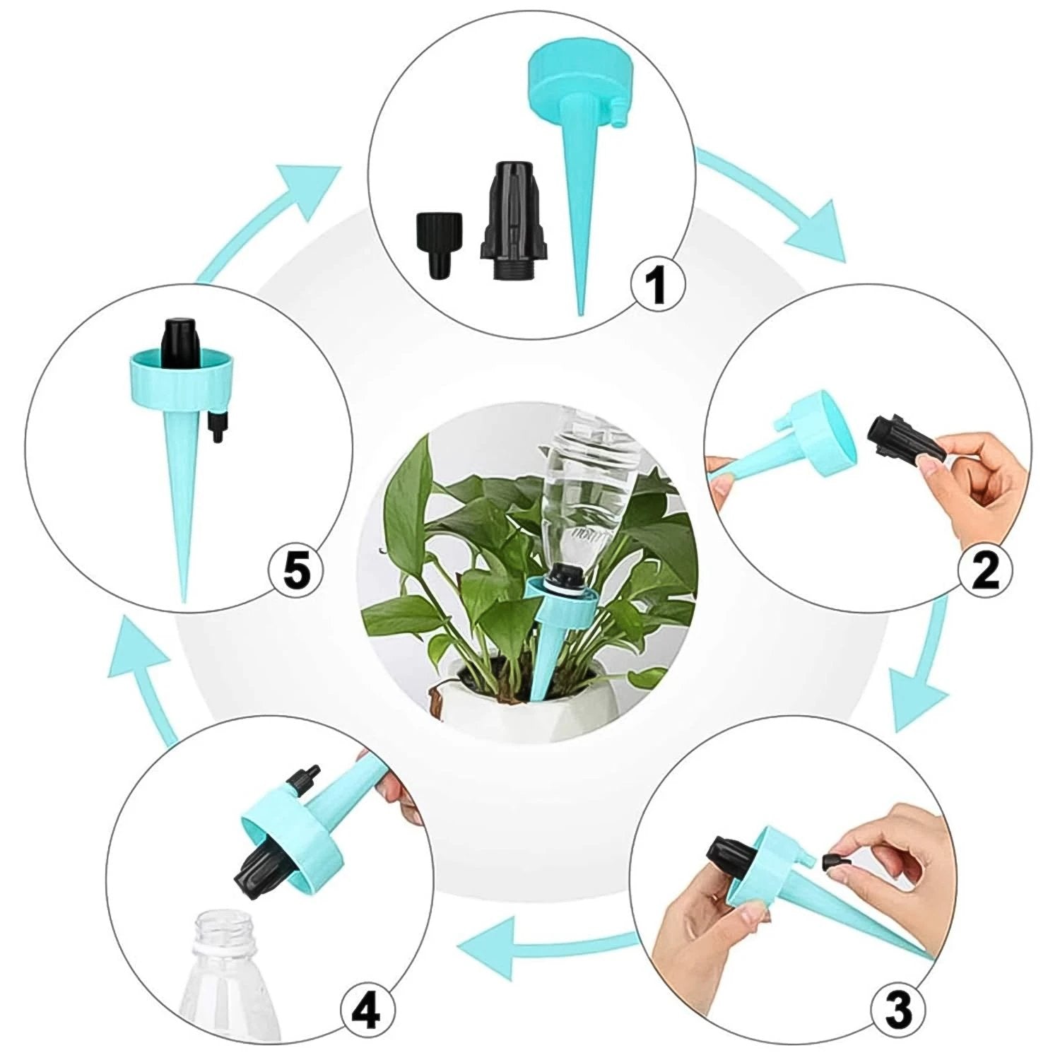Auto Plant Watering Devices (1 Pc  Mix Color) - 69KART