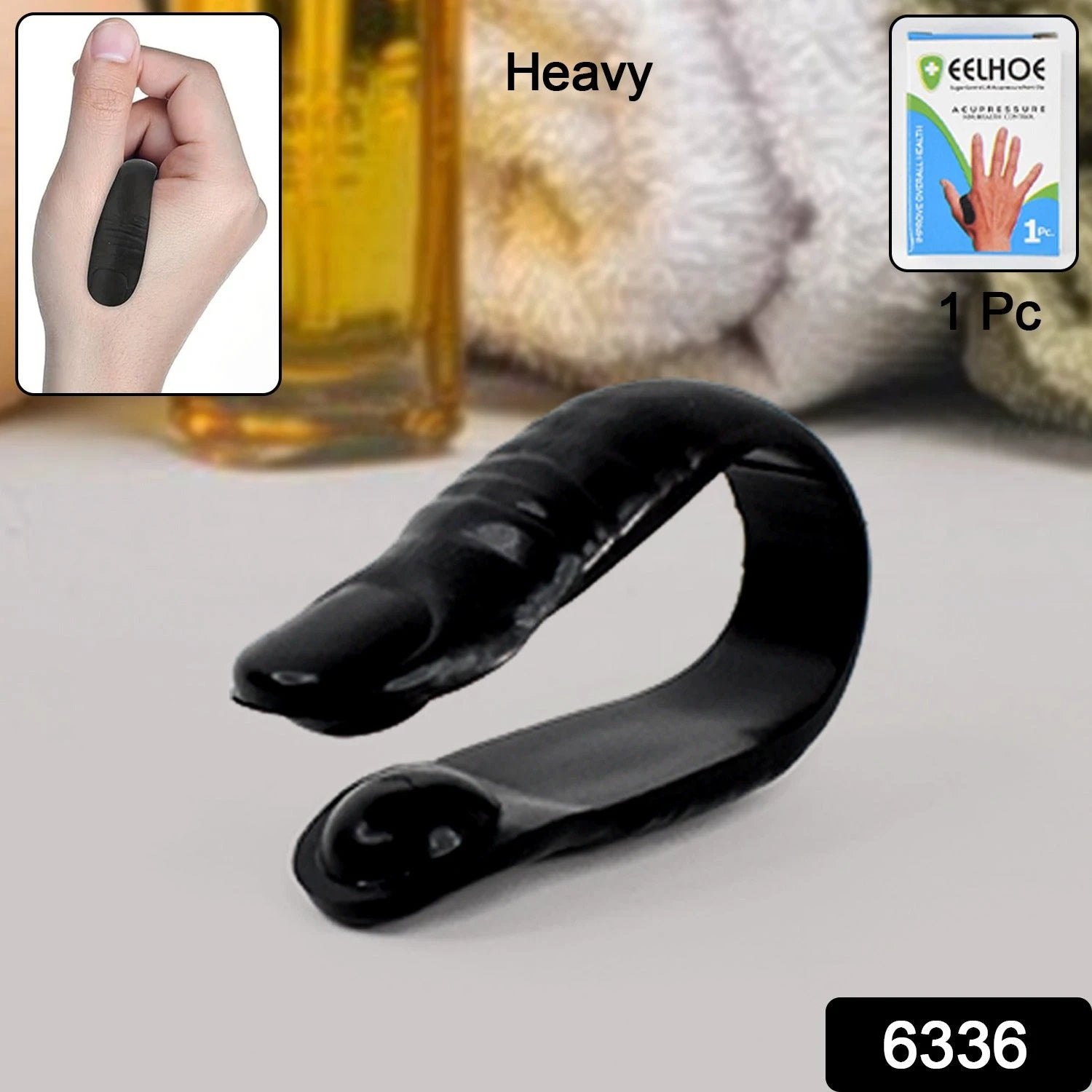 Heavy Duty Plastic Sugar Control Li4 Acupressure Point Clip (1 Pc With Color Box) by Wukusy