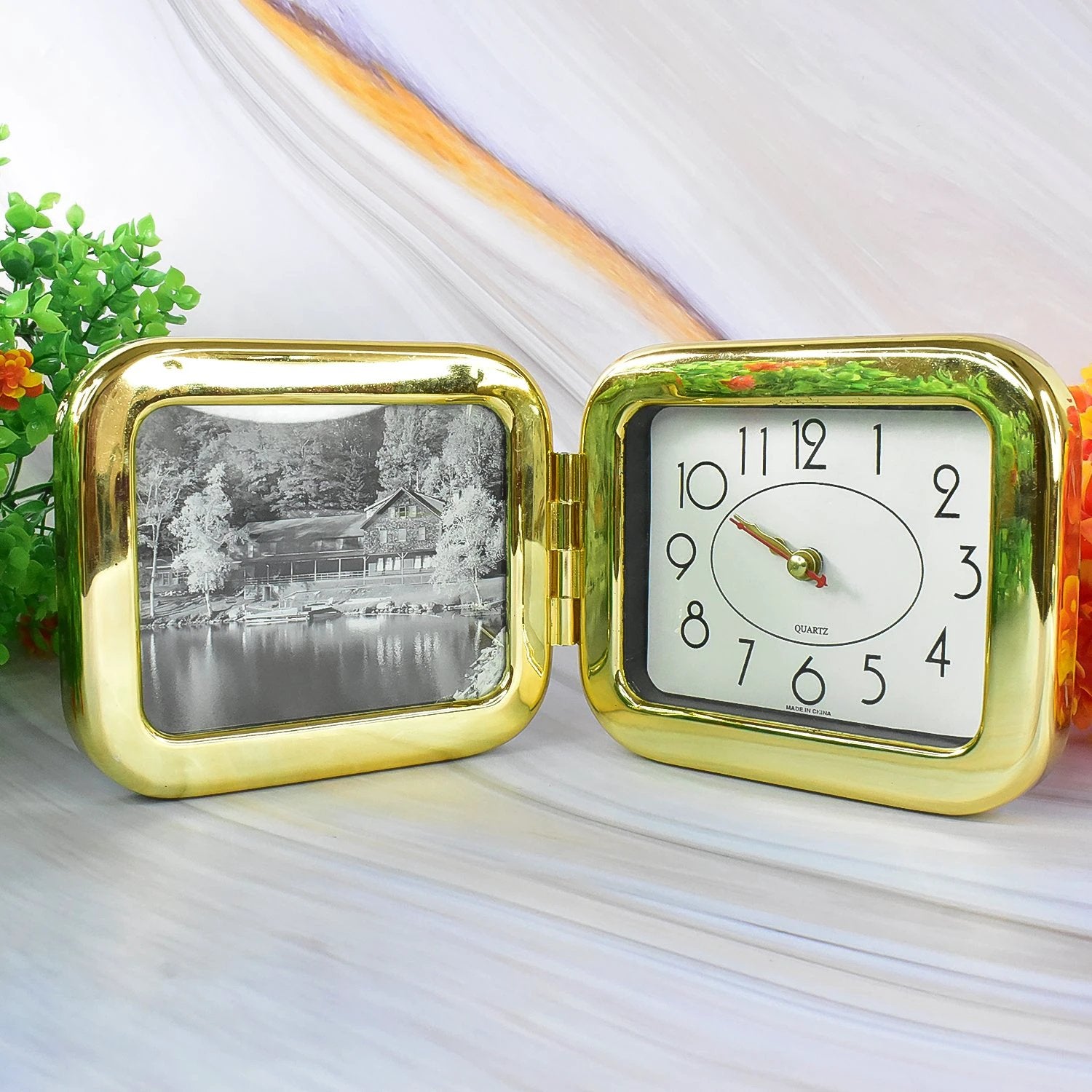 Portable Foldable Desk Clock  Space-saving And Stylish (1 Pc) - 69KART