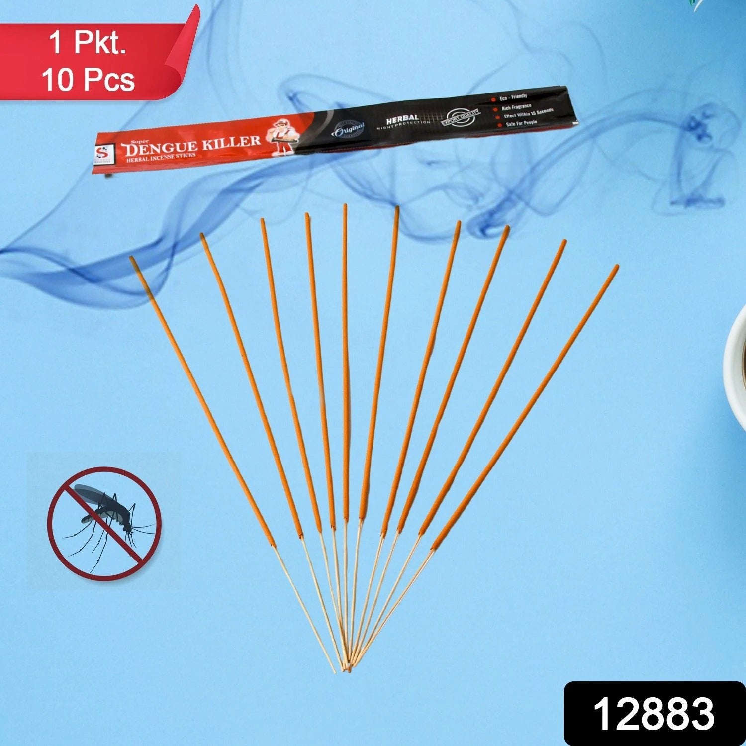 Mosquito Agarbatti Stick Herbal Mosquito Agarbatti (1 Packet 10 Sticks) (Incense Stick) by Wukusy