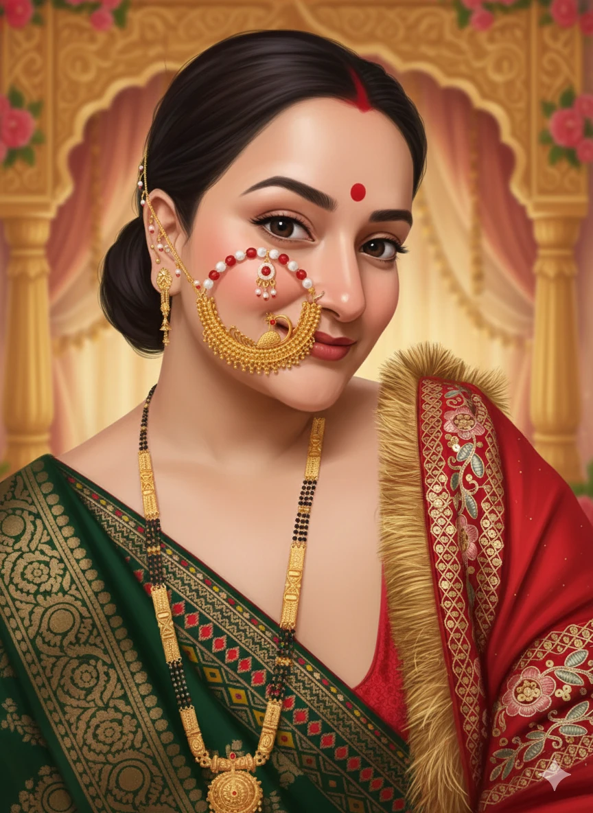 Pahadi Artificial Nath - Traditional Nose Ring Design 005 by 69KART