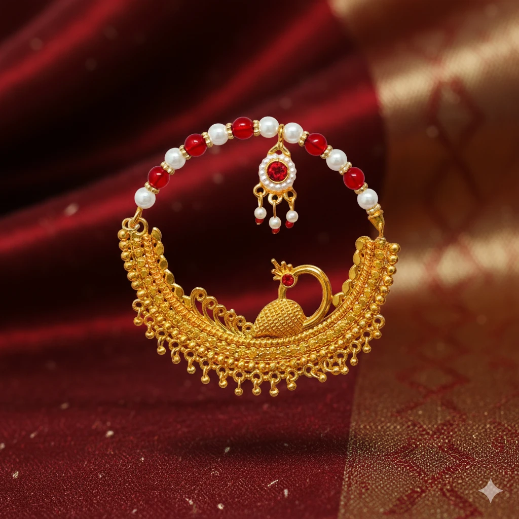 Pahadi Artificial Nath - Traditional Nose Ring Design 005 by 69KART