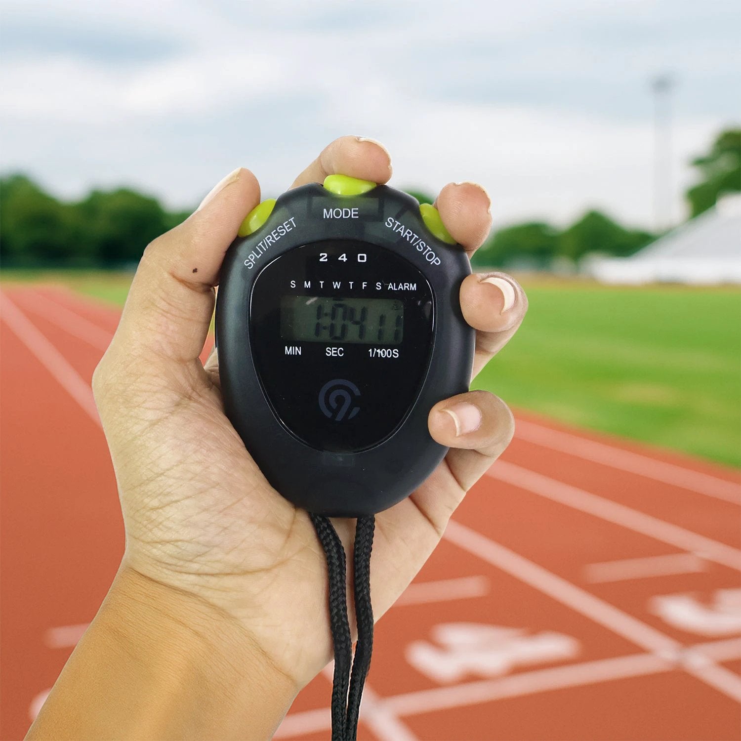 Digital Sports Stopwatch Timer With Split Timing - 69KART