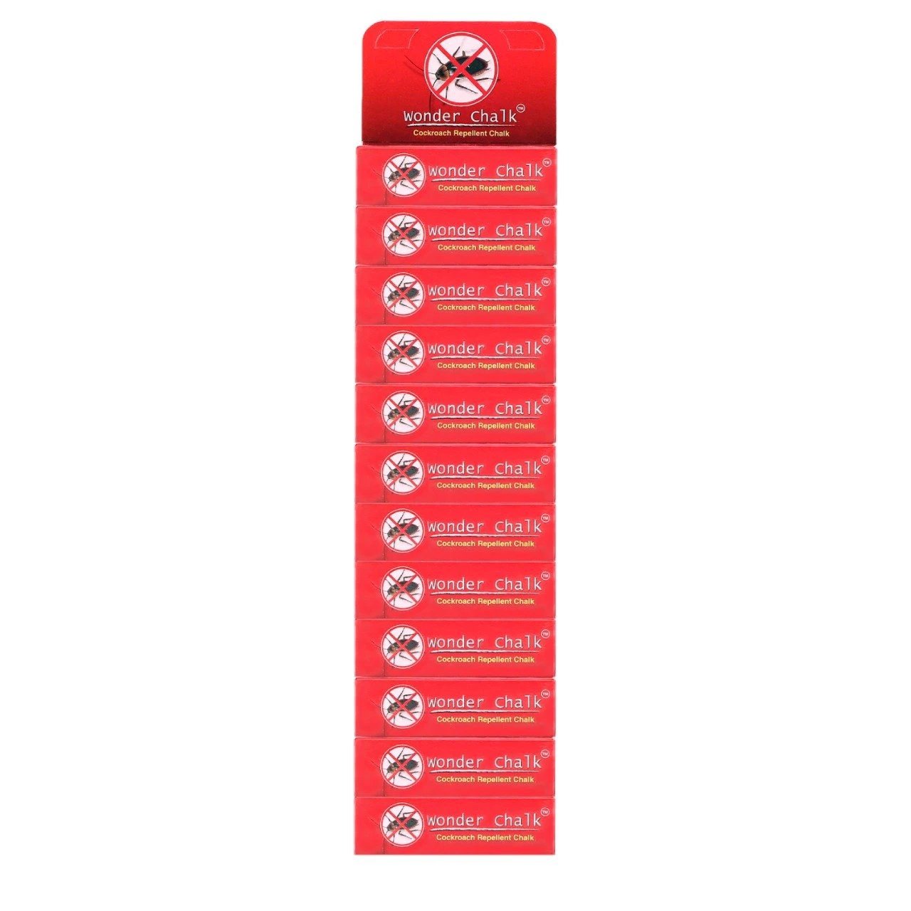 1315 Cockroaches Repellent Chalk Keep Cockroach Away (Pack Of 12) by Wukusy