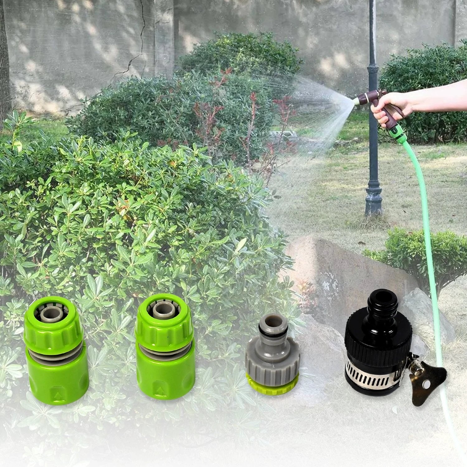 7525 Water Spray Nozzle Hose Sprayer High Pressure Long Range Zinc Alloy Rotatable For Gardening Spray Adjustable High Pressure Car Washer Washing Water Spray Gun - 69KART