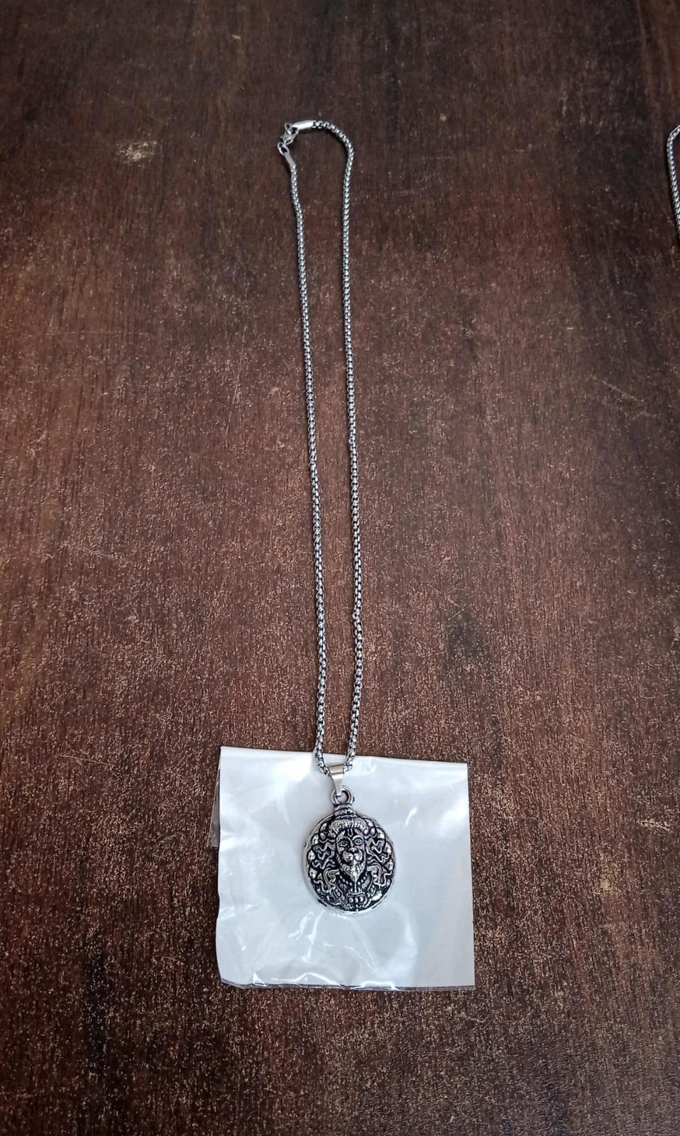 Hanuman Facelocket With Chain Pendant Necklace Chain (1 Pc) - 69KART