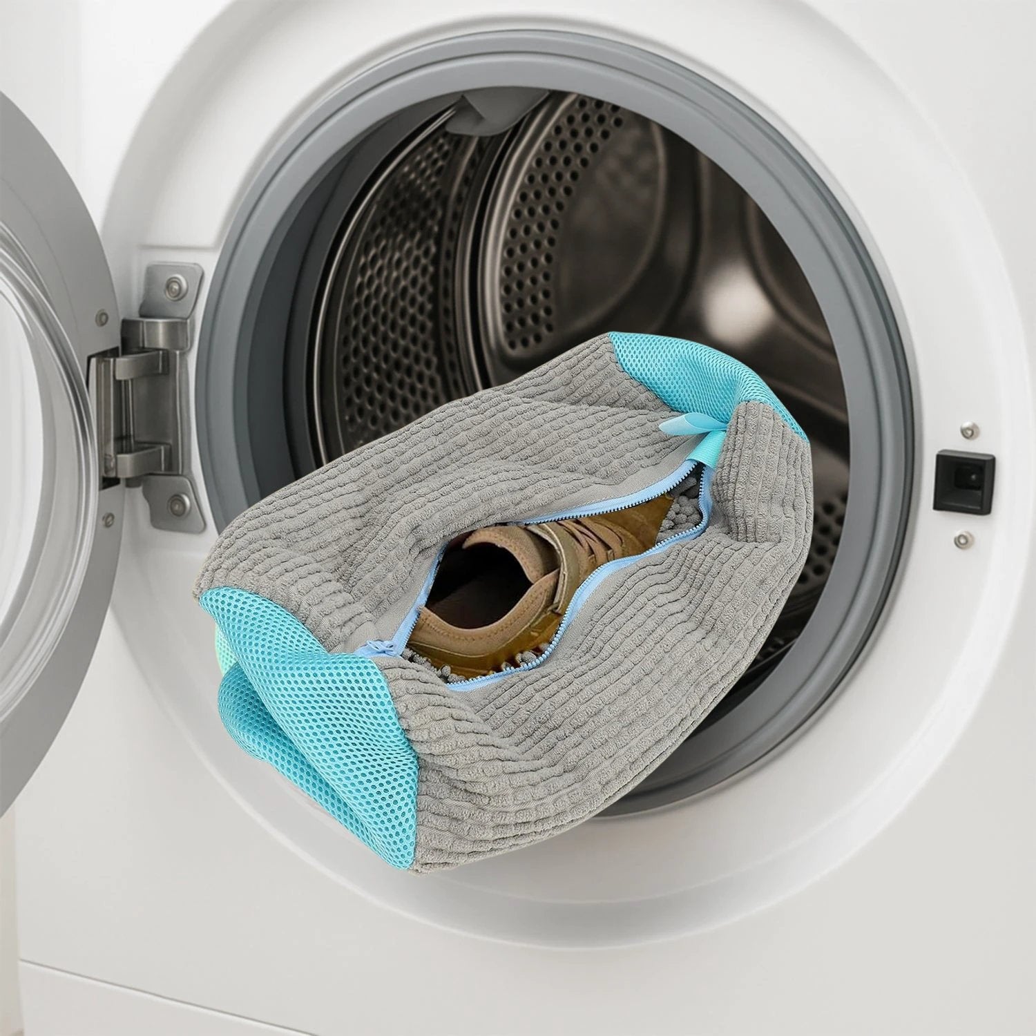 Heavy-duty Reusable Shoe Washing Bag For Washing Machine (1 Pc) - 69kart