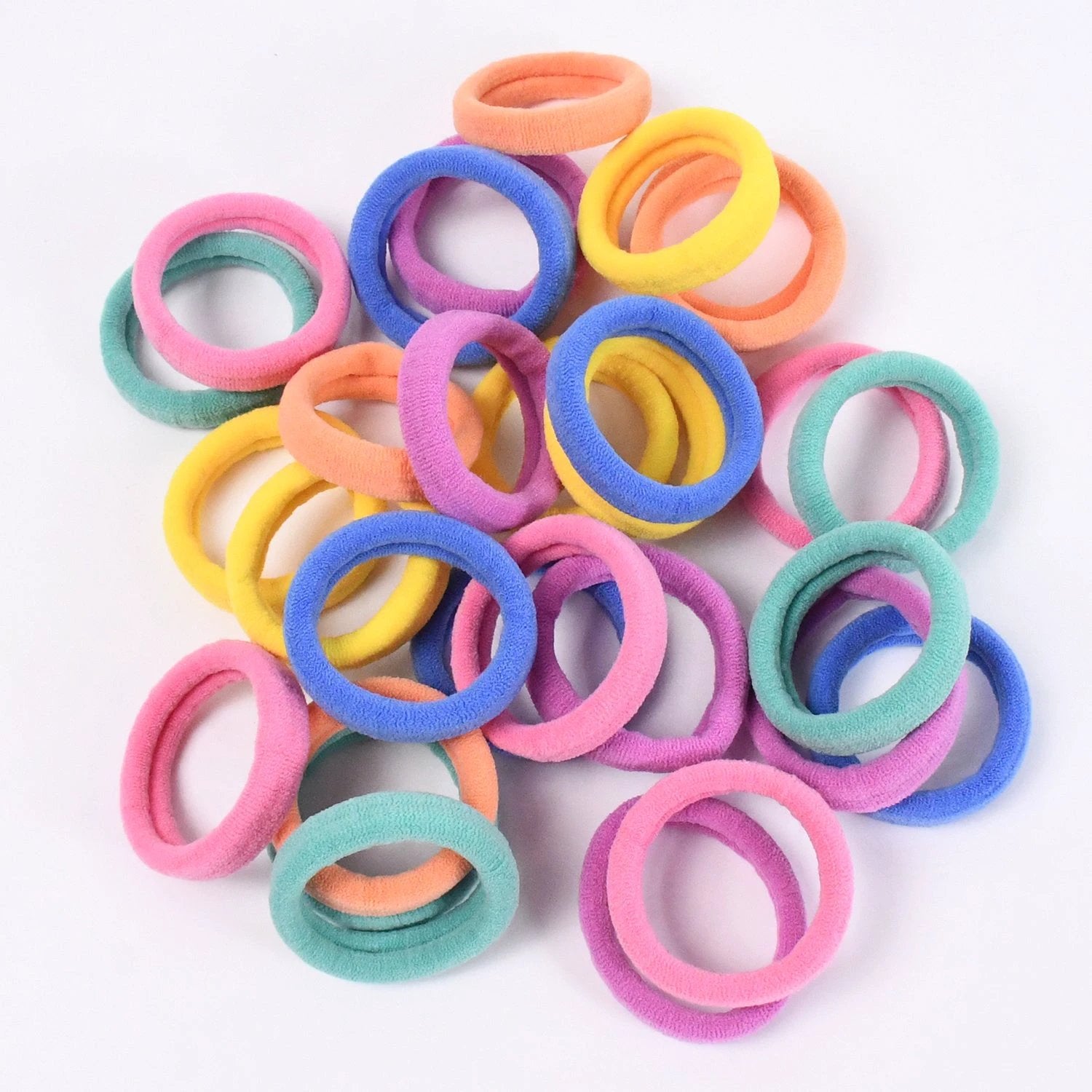 Mini Hair Ties Mini Hairlines Mini Hairbands (30 Pcs Set) - 69KART