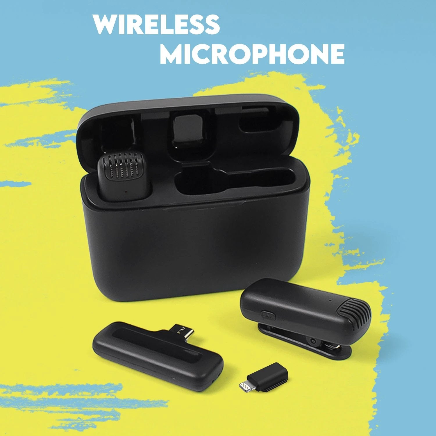 Wireless Microphones Collar Mic For All Smart Phone  Type-c  (1 Set) - 69KART