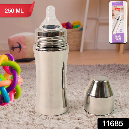 Apex Stainless Steel Baby Feeding Bottle 250ml
