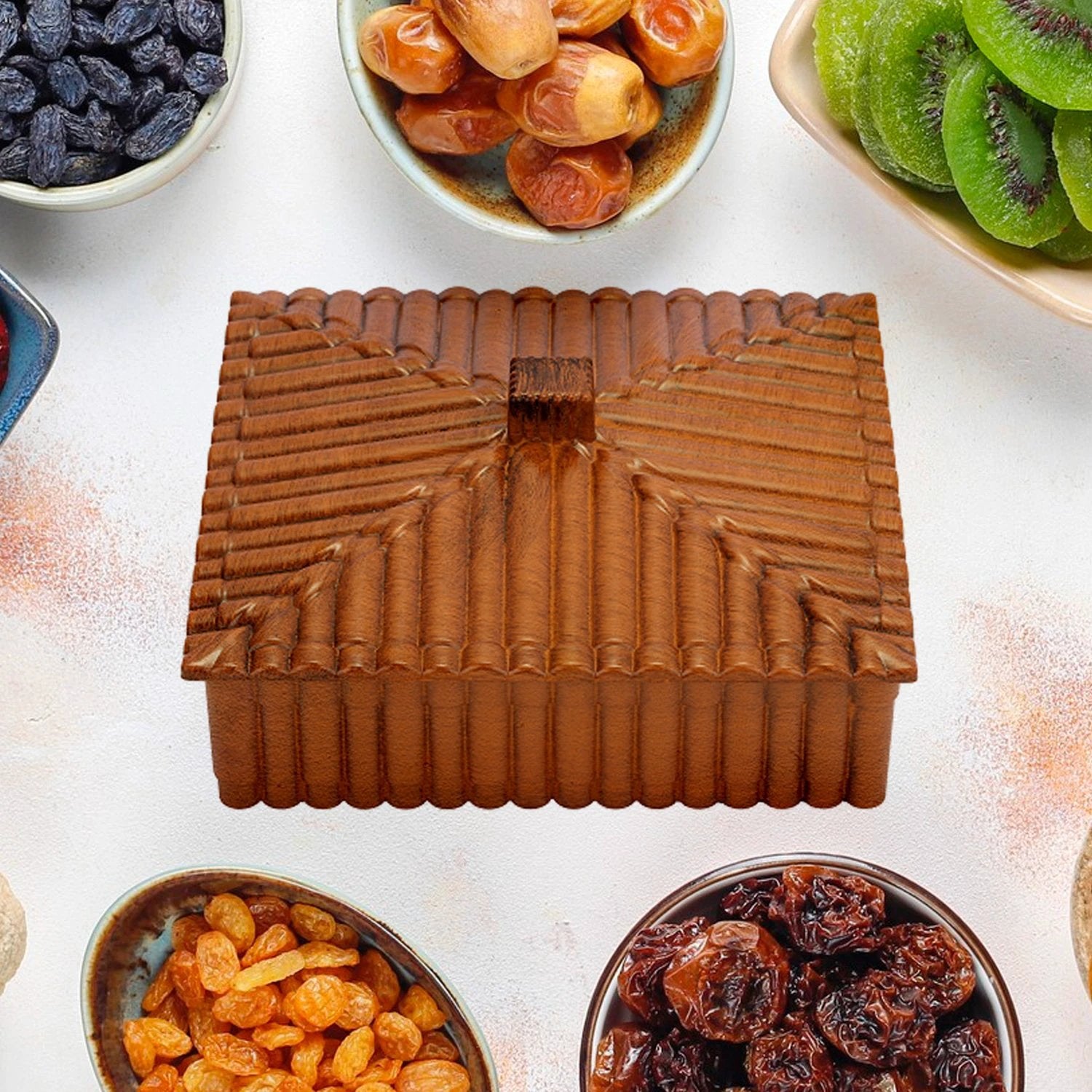 Plastic Multipurpose Dry Fruit Chocolates Mouth Box (1 Pc) - 69KART