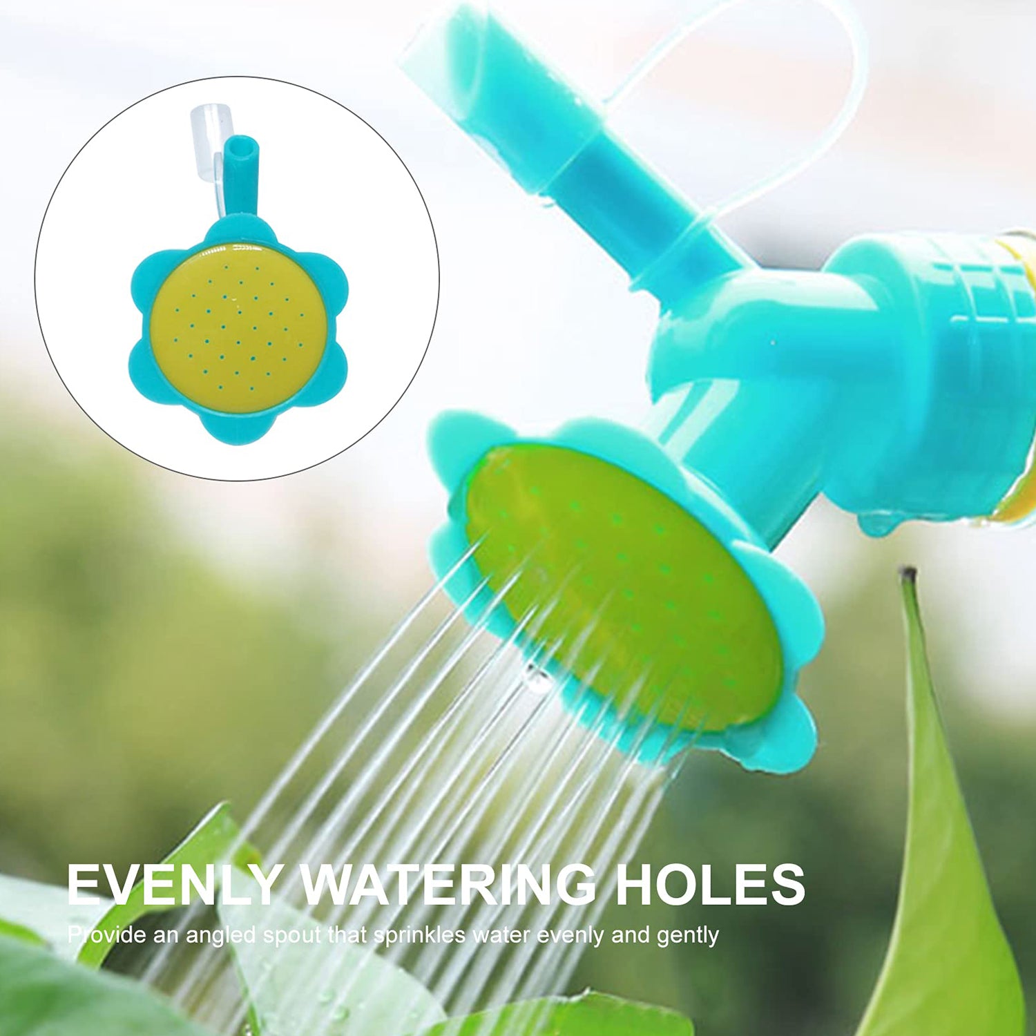 2 In 1 Bottle Cap Sprinkler Dual Head Bottle Watering Spout Double Ended Bottle Watering Nozzle  Watering Can Nozzle For Indoor Seedlings Plant Garden Tool