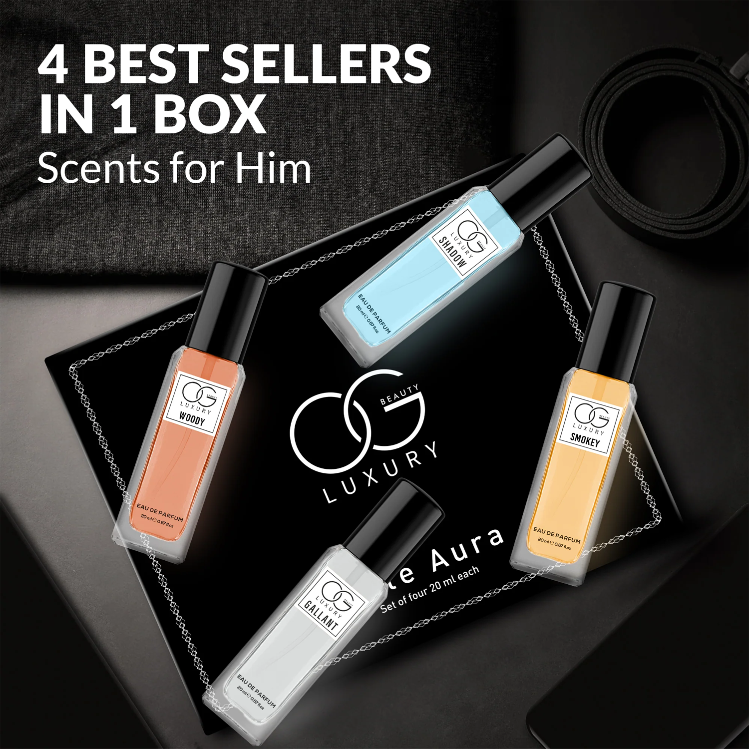 Og Beauty Luxury Perfume Gift - (4 Pc  Set  20 Ml) - 69KART