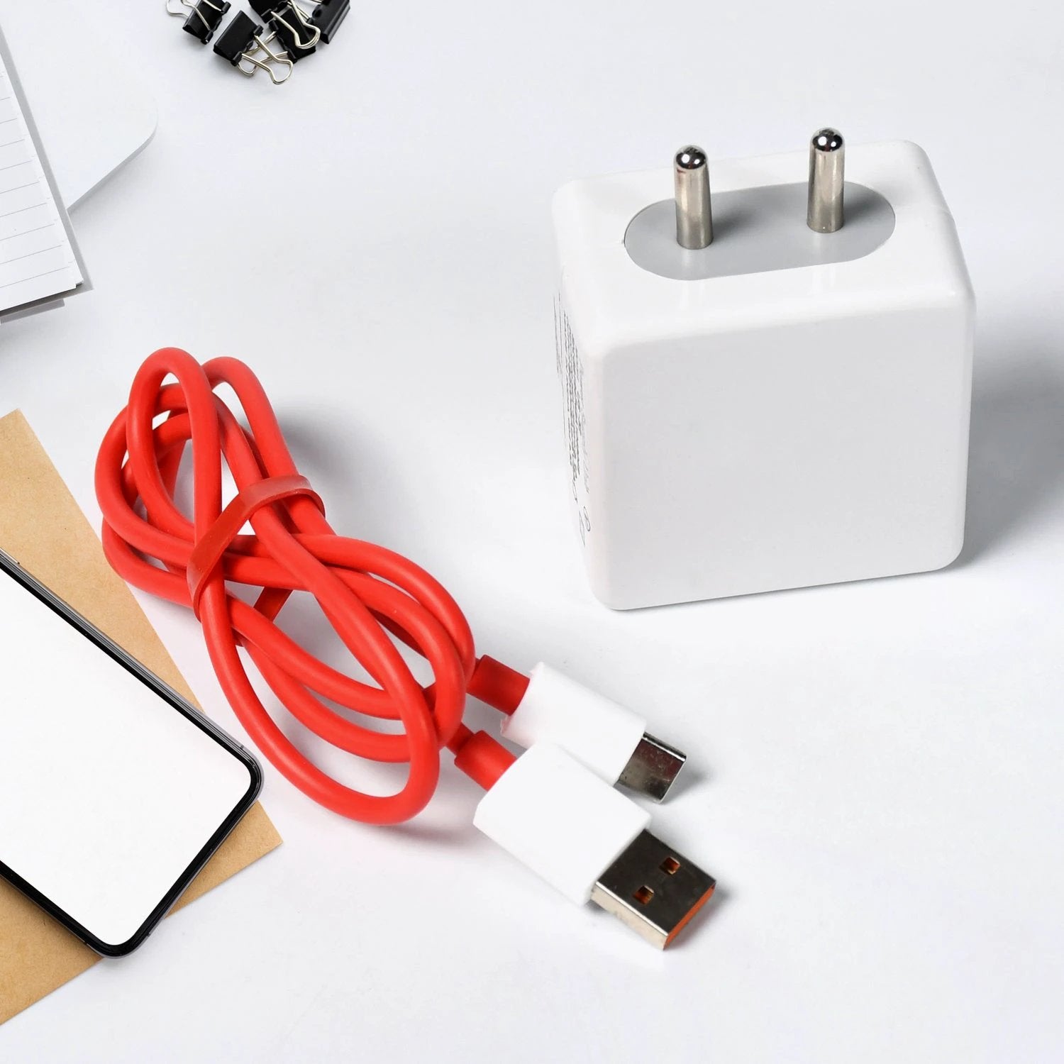 1434 Super Fast Charger With Cable For All Iphone Android Smart Phones Tablets. by Wukusy