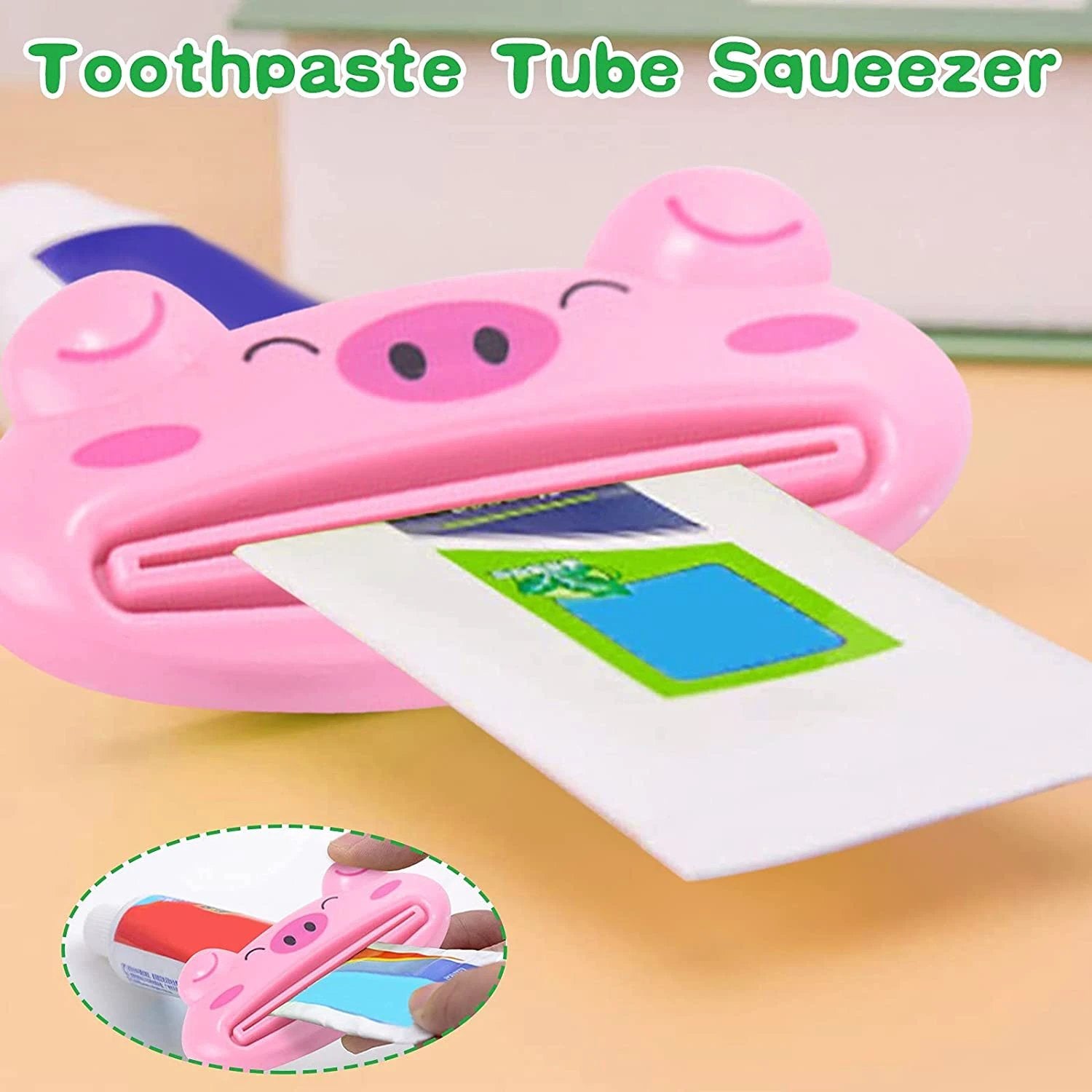 4876 Toothpaste Tube Squeezer 3.5inch Animal Toothpaste Squeezer Tube Squeezer Toothpaste Clip For Extruding Toothpaste Facial Washing Milk Tomato Sauce And Other Tubular Items ( 1 Pc ) - 69kart