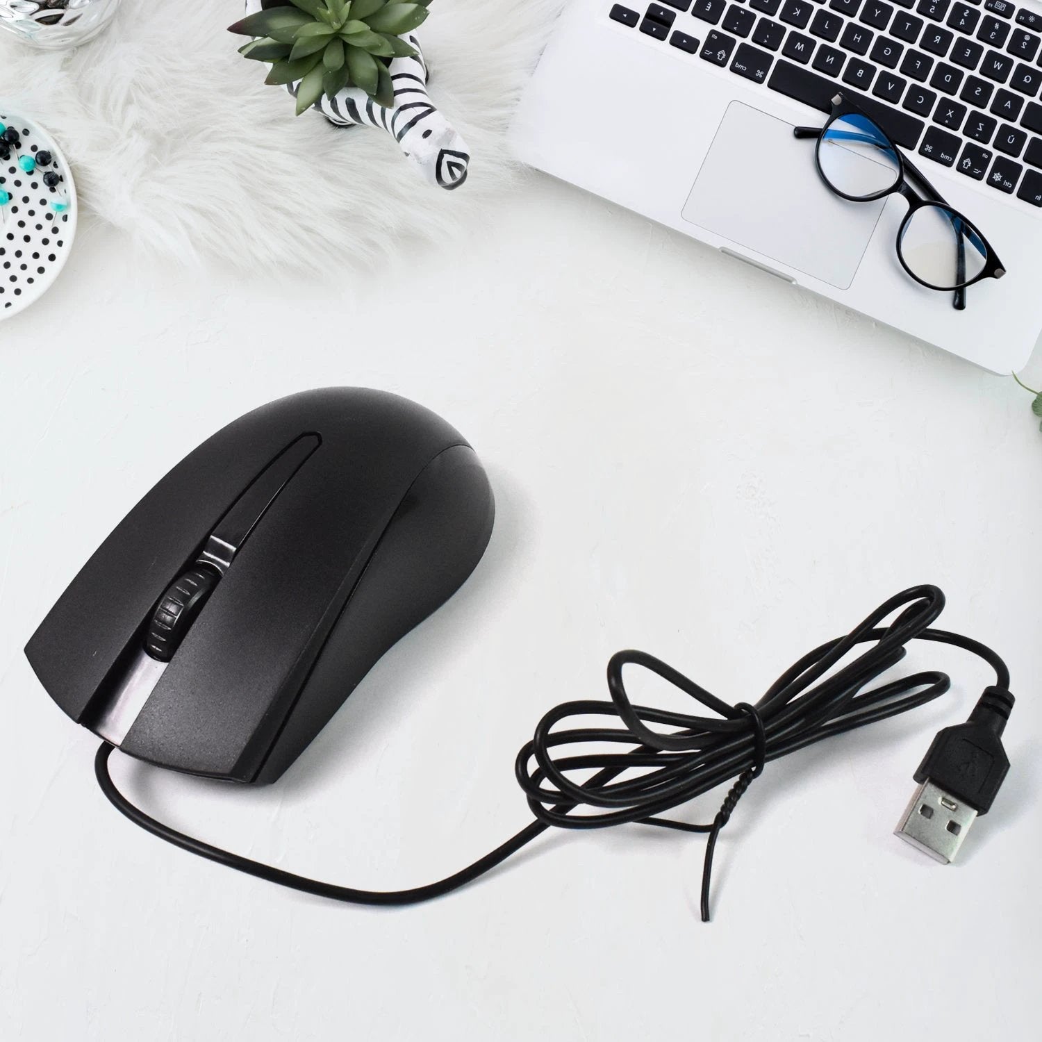 Computer  Laptop Wired Optical Mouse X2 (1 Pc) - 69KART