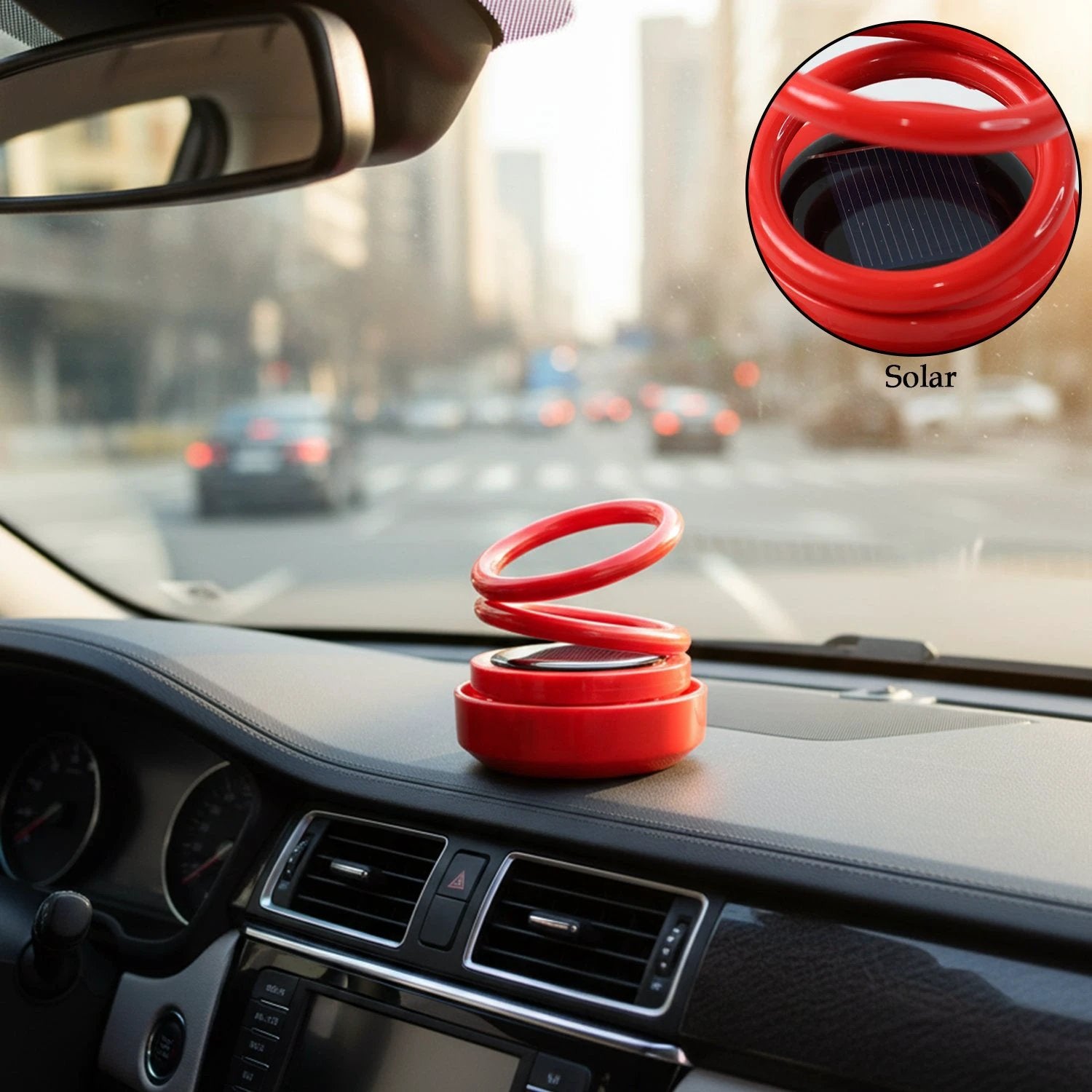 Small Solar Car Aroma Air Freshener (1 Pc) - 69KART