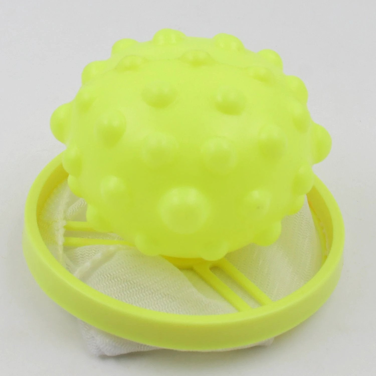 Reusable Washing Machine Floating Cylindrical Shape Lint Mesh Bag ( 1 Pc) - 69KART