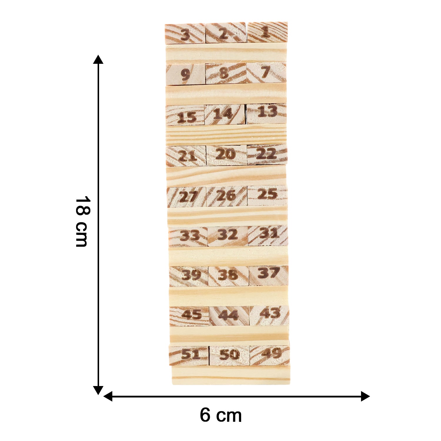 Tumbling Tower Wooden Blocks Game - (Set)
