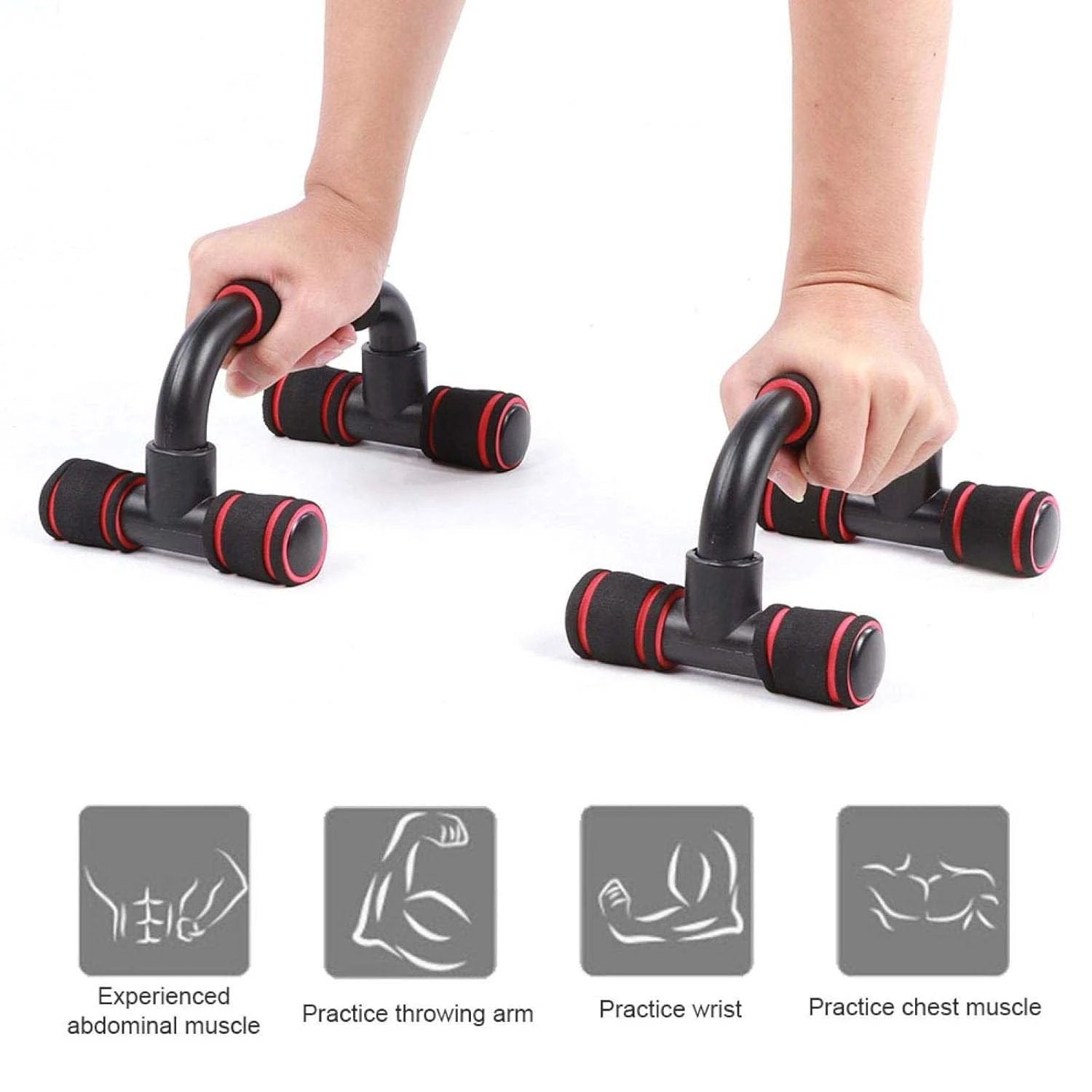 Heavy-duty Push-up Bars Stand For Home Workout - 69KART