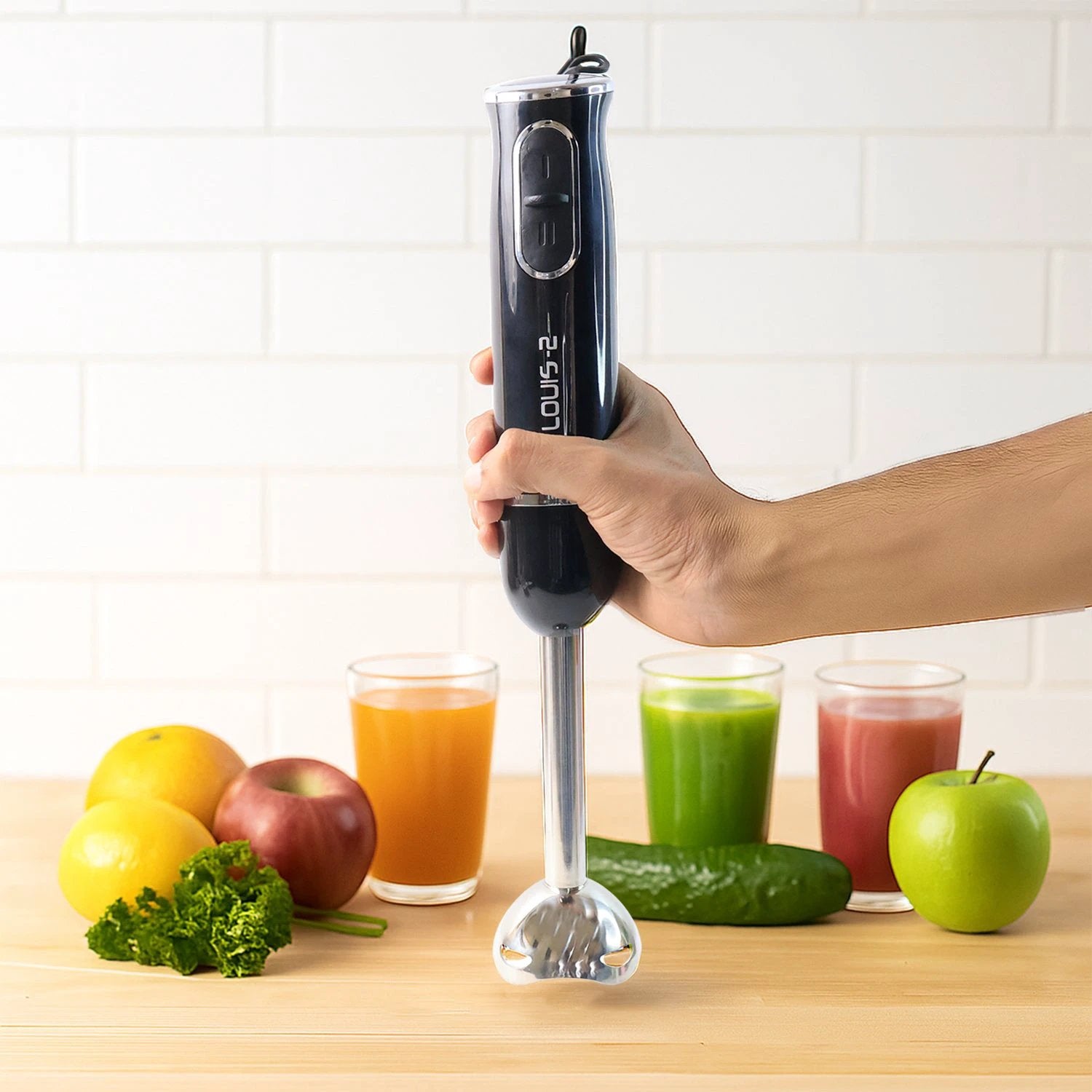 Orbit Electric Hand Blender With Stainless Steel Blade (1 Pc) by Wukusy
