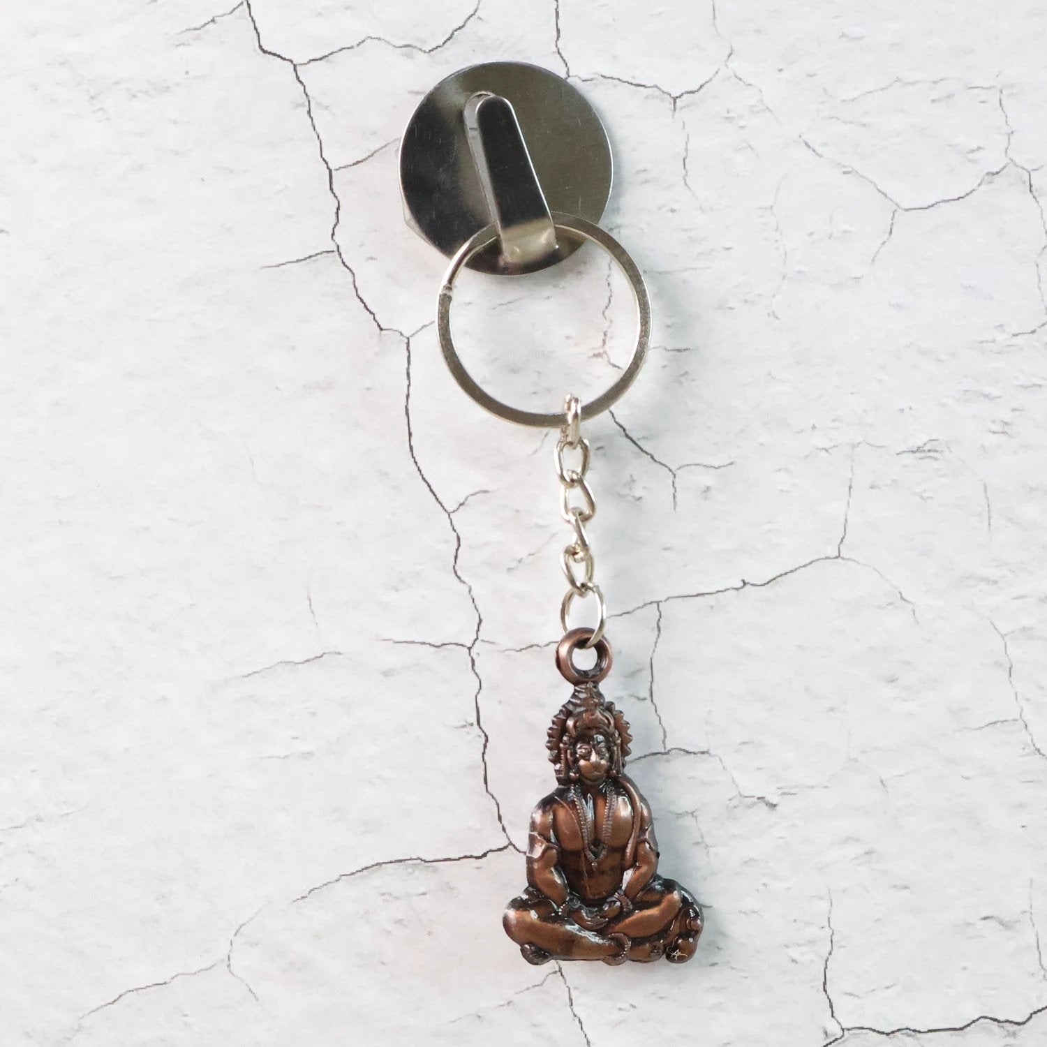 Lord Hanuman Sitting Pose Keychain by Wukusy