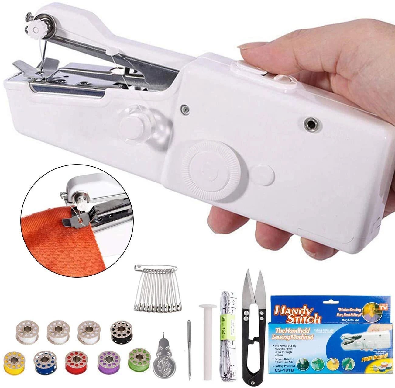 1232 Handheld Portable Mini Electric Cordless Sewing Machine For Beginners - 69kart