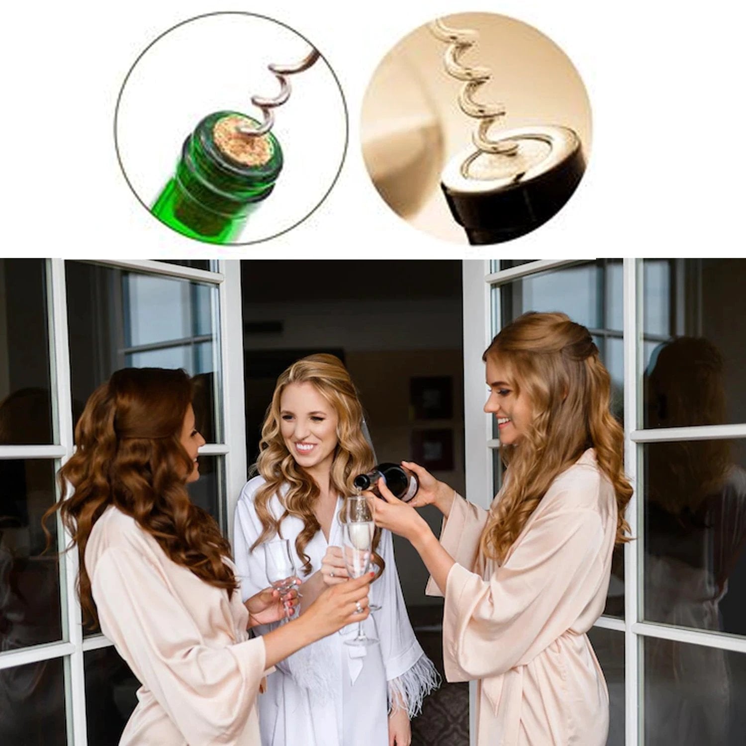 2816 Waiter Wine Corkscrew Bottle Beer Cap Opener For Restaurants Bar Home - 69kart