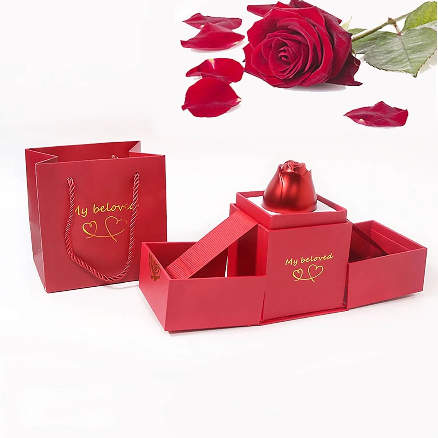 Eternal Rose Jewelry Gift Box by Wukusy