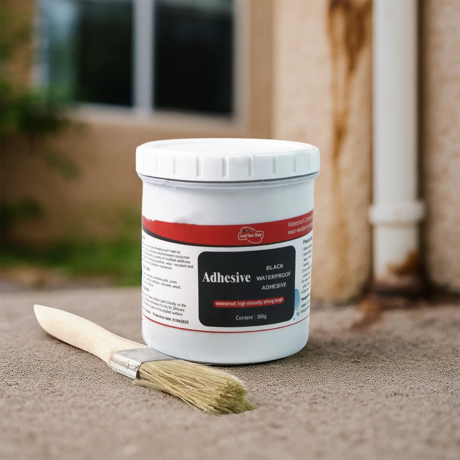Black Waterproof Adhesive Paste 300 Gm - (Set) by Wukusy
