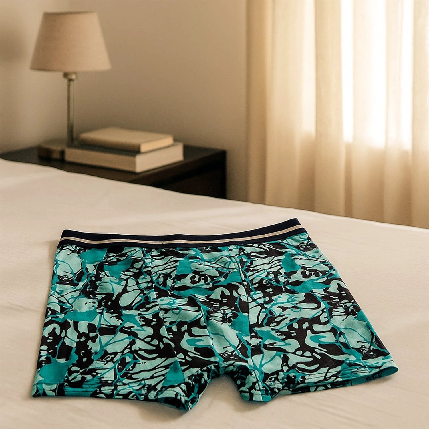 Mens Stretch Boxer Briefs (Large) - (1 Pc) - 69KART