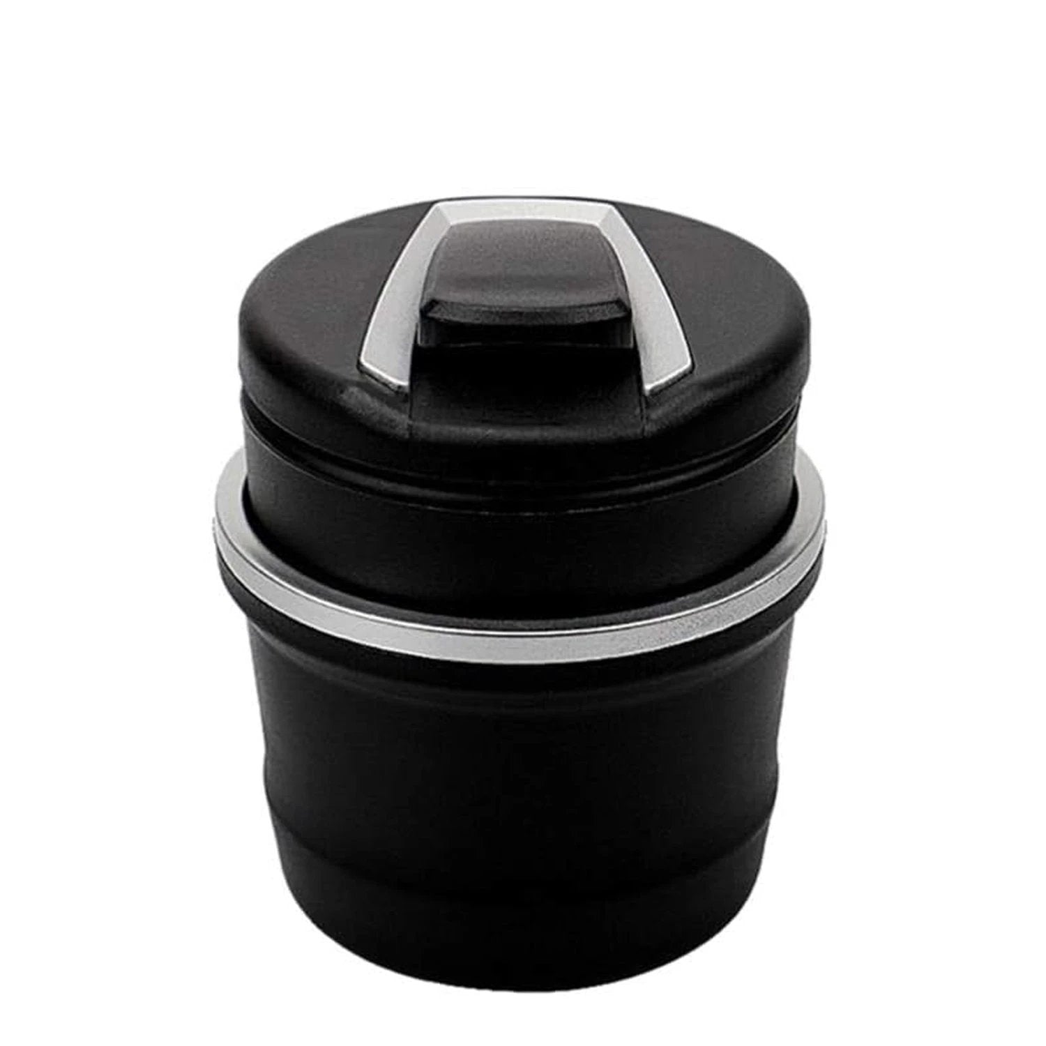 Portable Car Ashtray With Lid And Blue Led Light (1 Pc  With Color Box) - 69KART