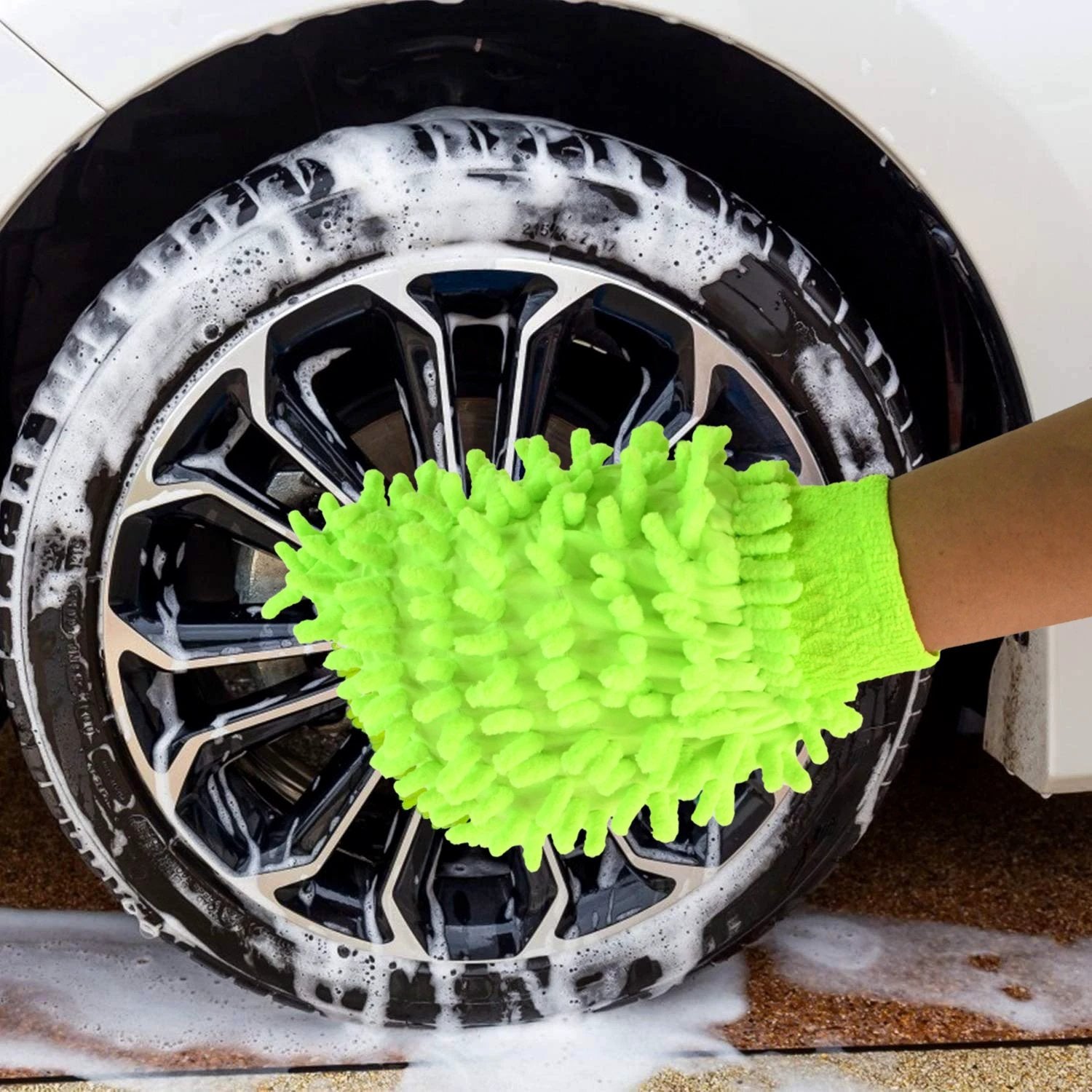 Microfiber Car Wash Glove Mitt For Carbikehome Surface by Wukusy