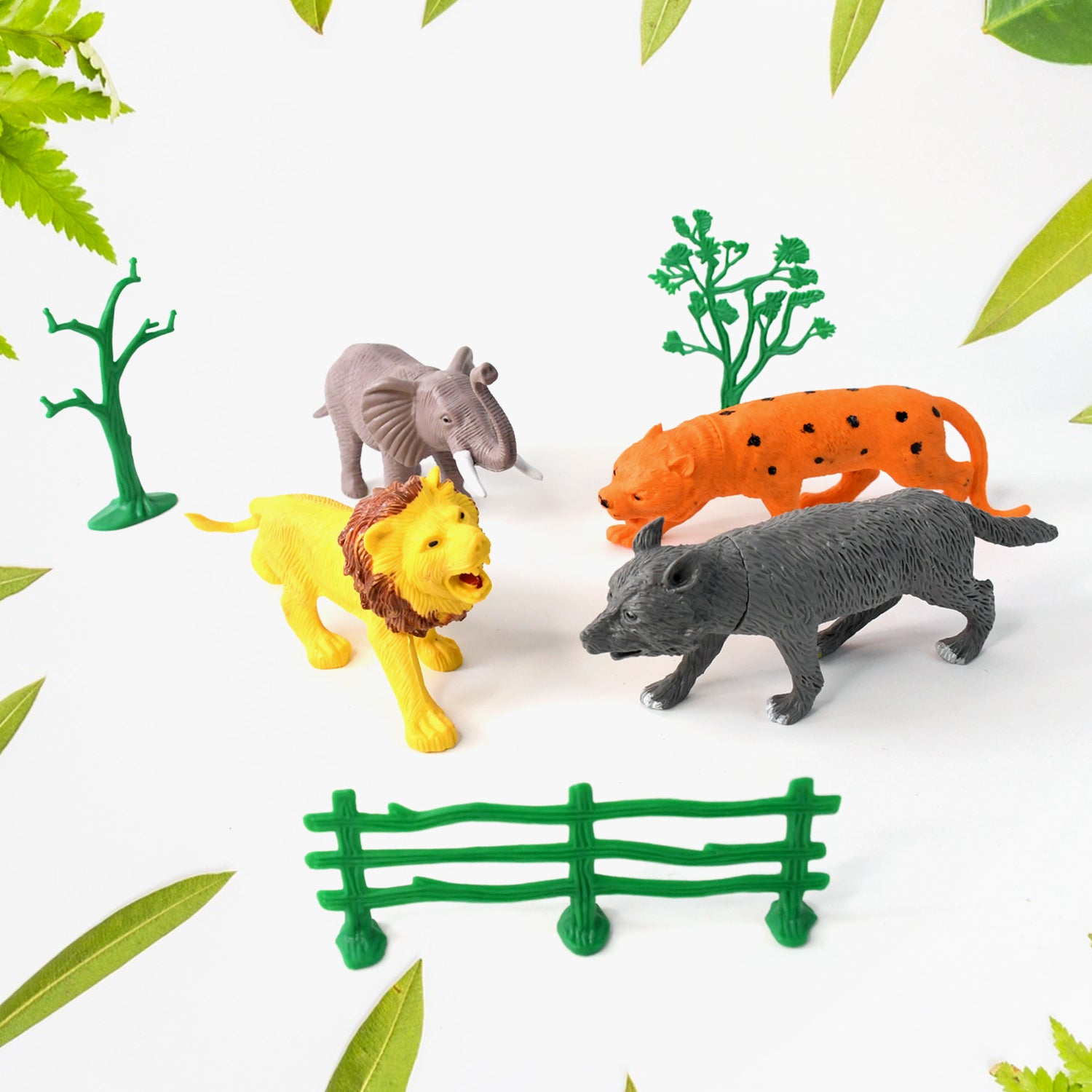 Ttg Small Wild Animal Toy Set For Kids (Pack Of 4 Animals)