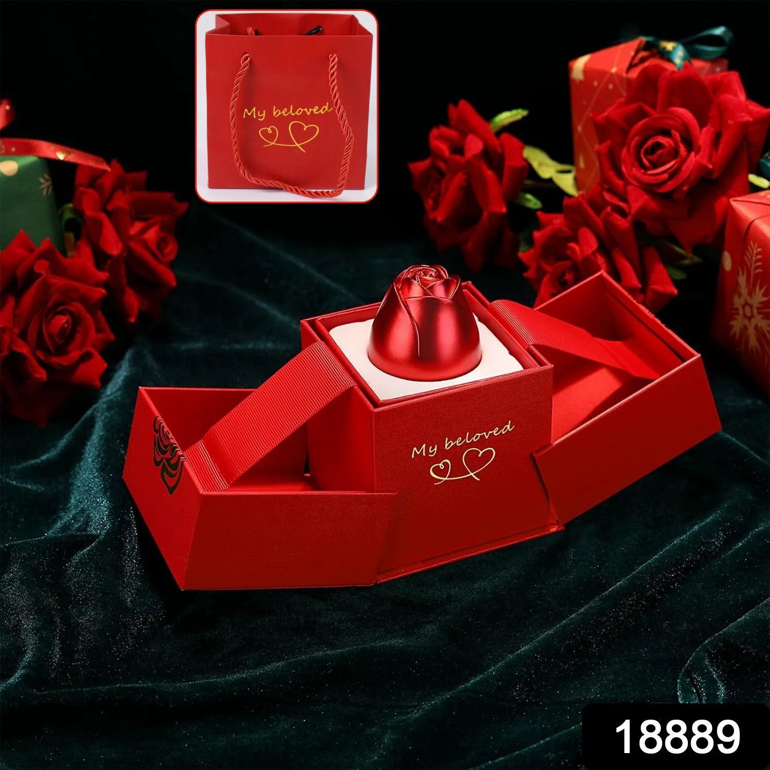 Eternal Rose Jewelry Gift Box by Wukusy